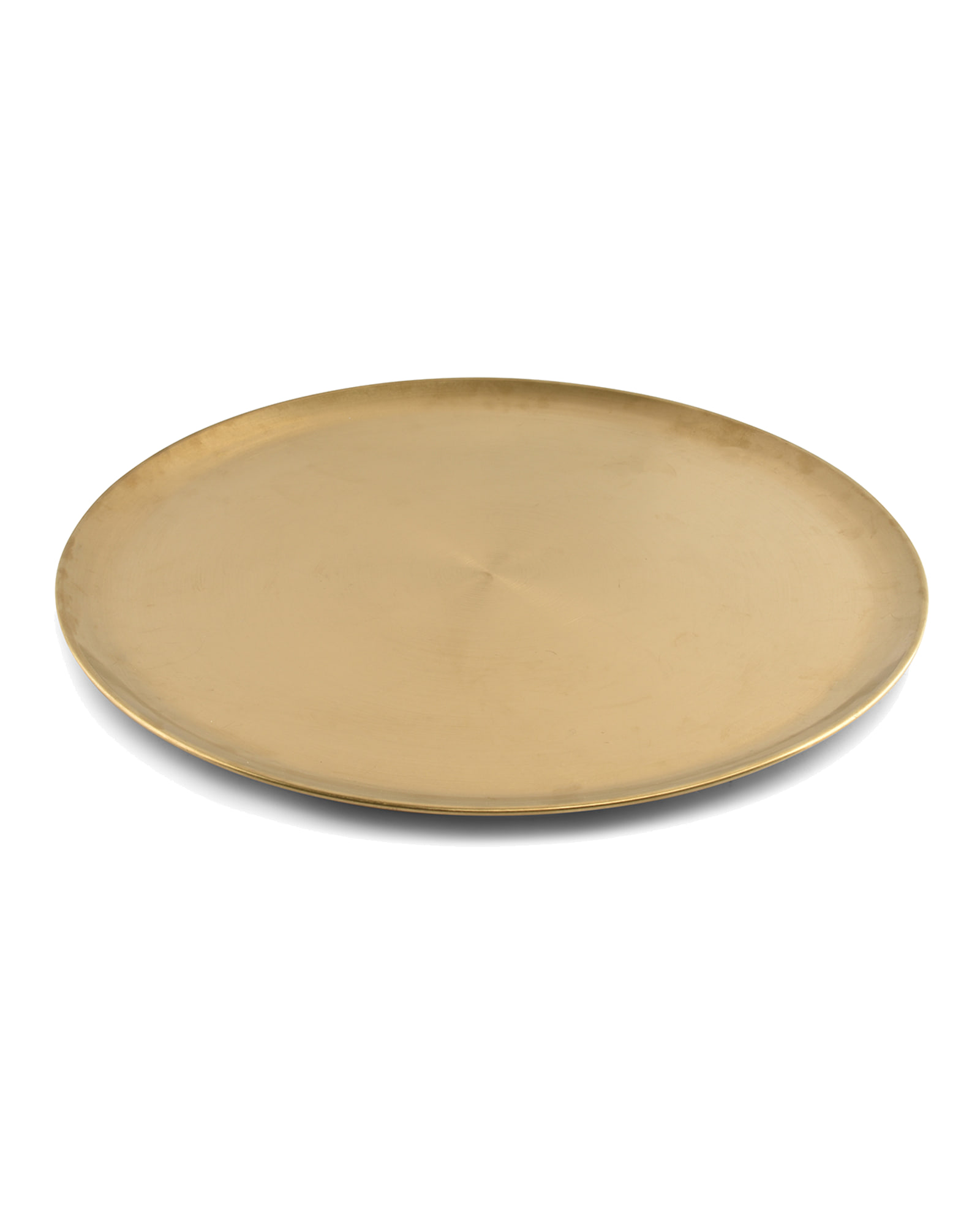 Serve Serviertablett aus Edelstahl, Antikgold, Ø 44,5 cm, H 1 cm, Ansicht 3