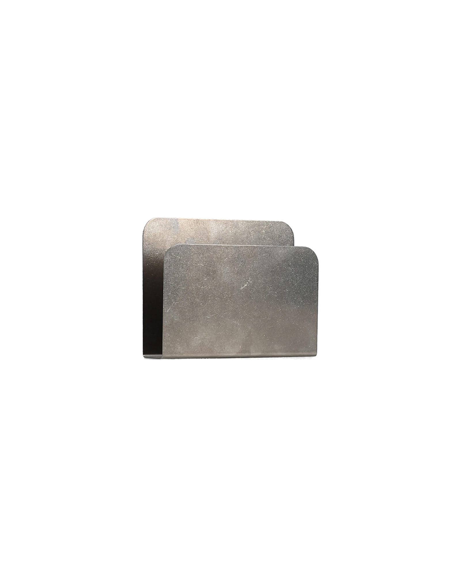 Serve Serviettenhalter aus Edelstahl, Antiksilber, 12,5 × 3,5 cm, H 10 cm, Ansicht 2