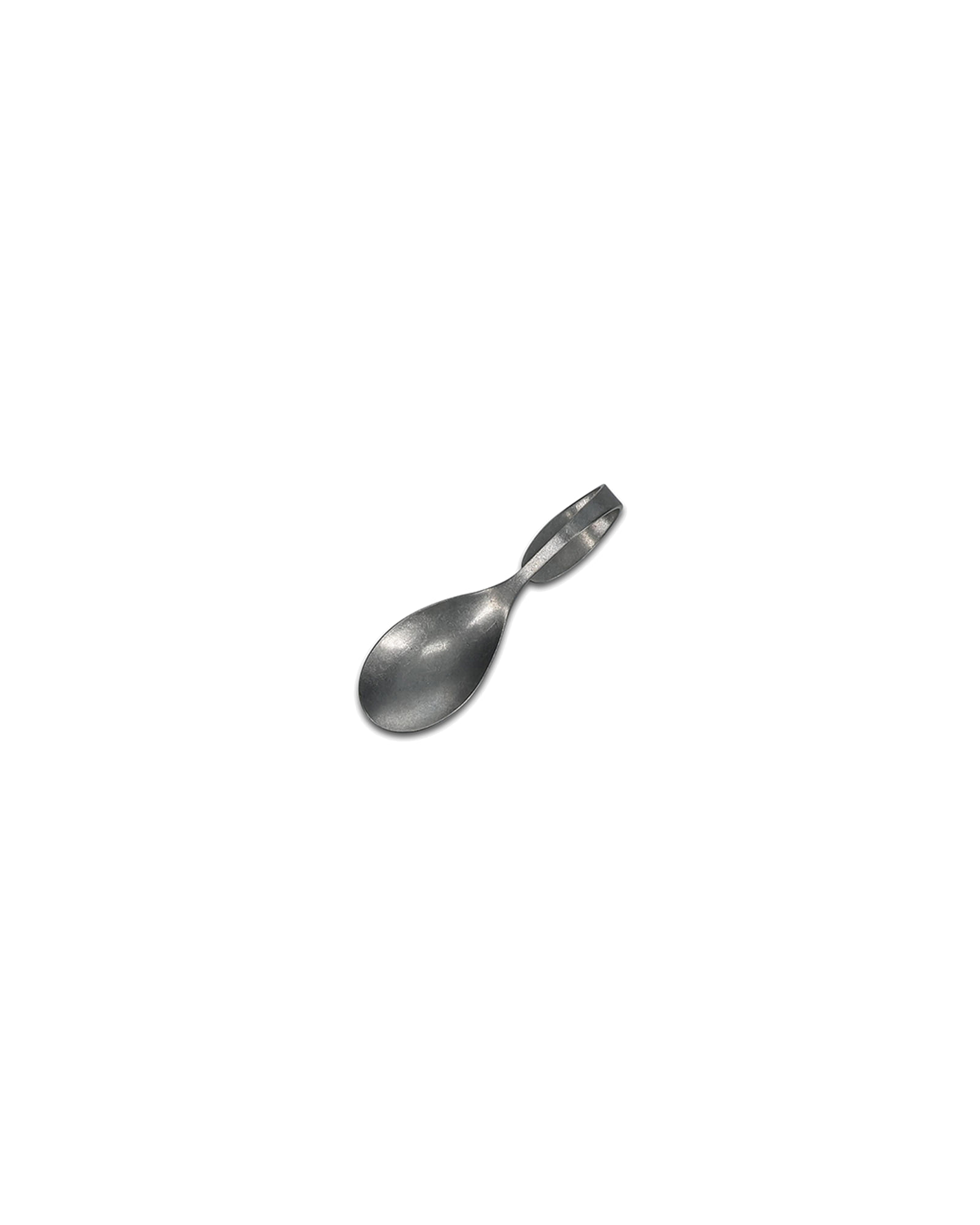 Serve Snacklöffel oval aus Edelstahl, Antiksilber, Ansicht 2