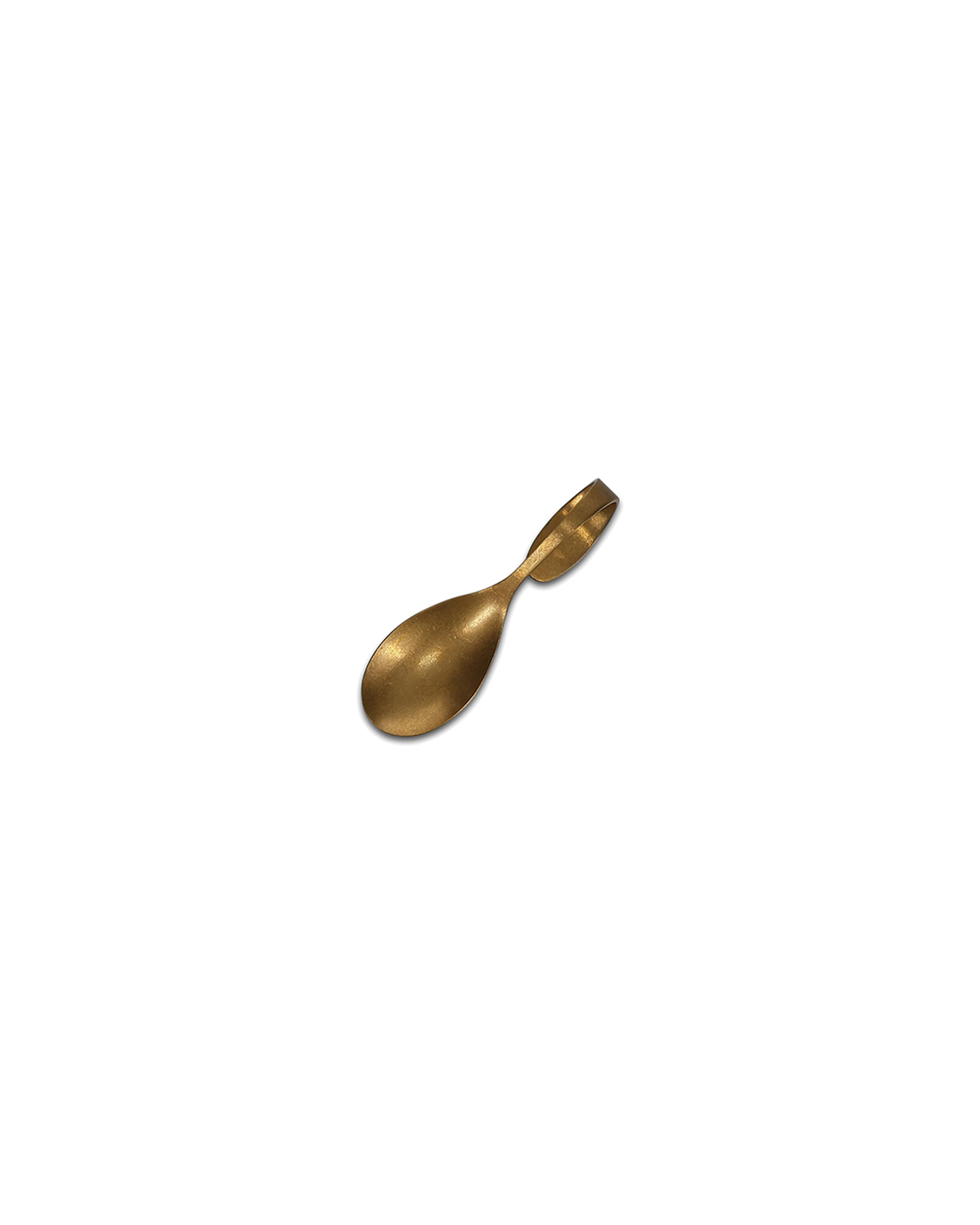 Serve Snacklöffel oval aus Edelstahl, Antikgold, Ansicht 2