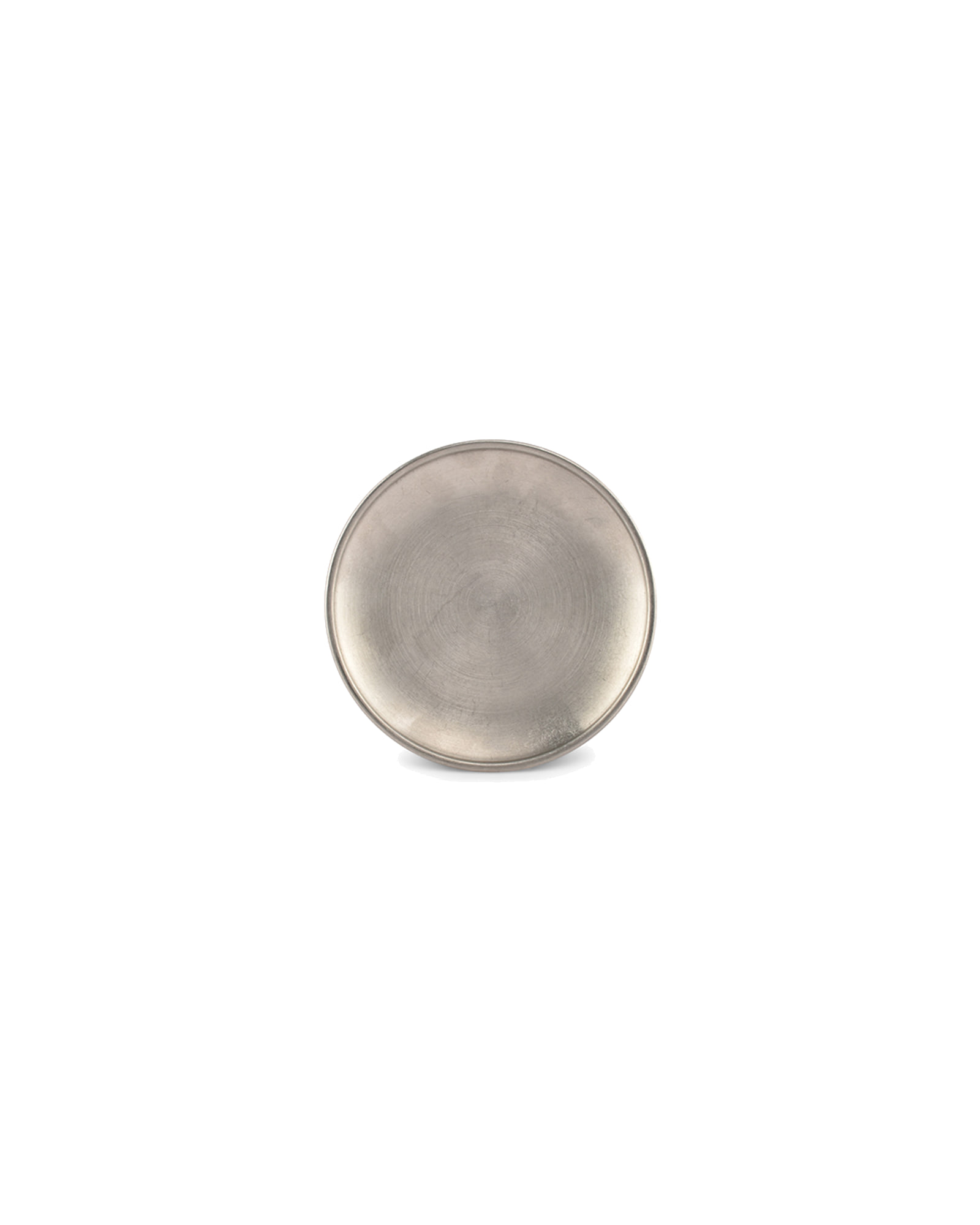 Serve Teller aus Edelstahl, Antiksilber, Ø 14 cm, Ansicht 2