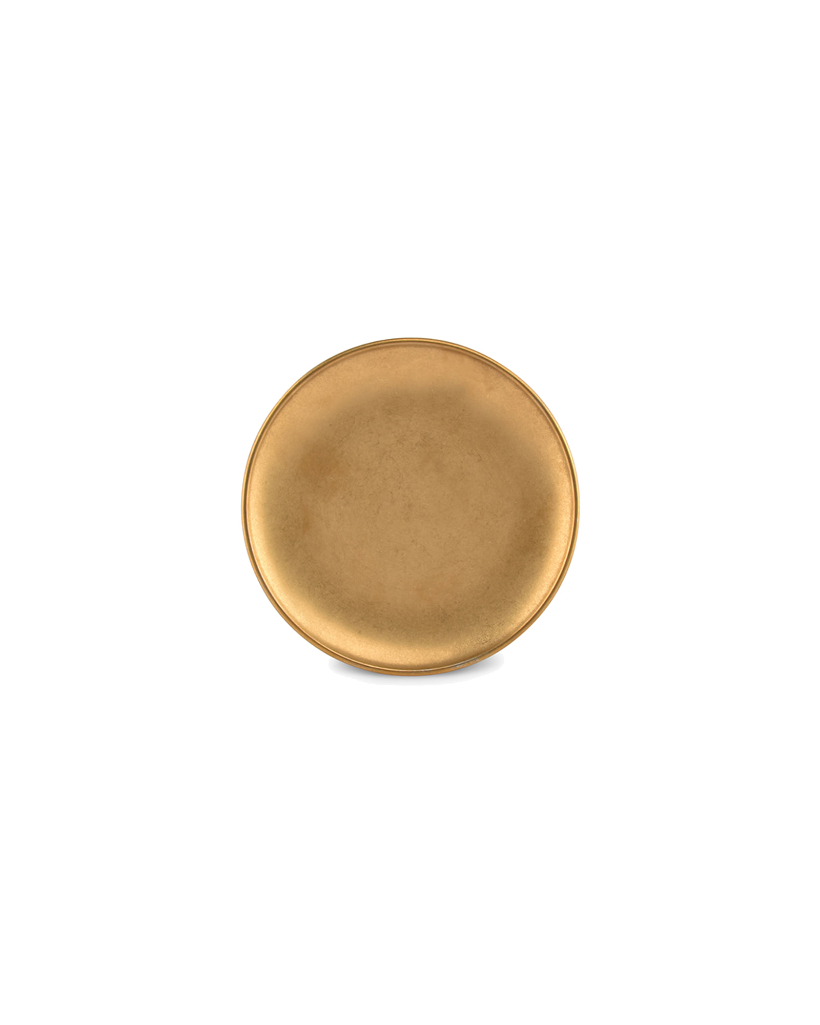Serve Teller aus Edelstahl, Antikgold, Ø 17 cm, Ansicht 2