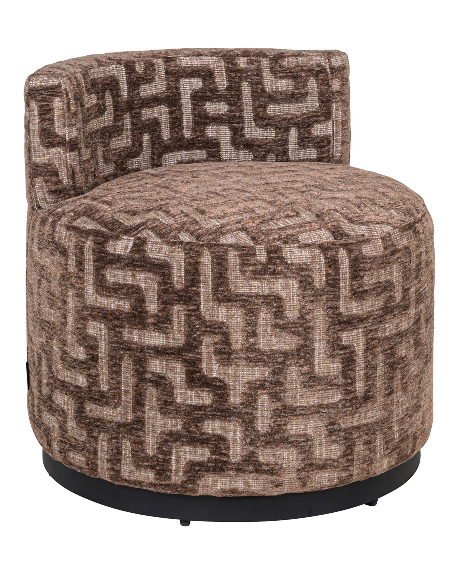Sessel Franny, Brown labyrinth von Richmond Interiors, Produktansicht 3