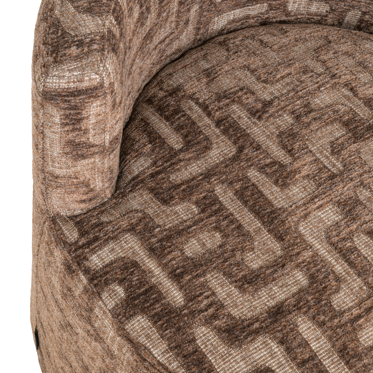 Sessel Franny, Brown labyrinth von Richmond Interiors, Produktansicht 6