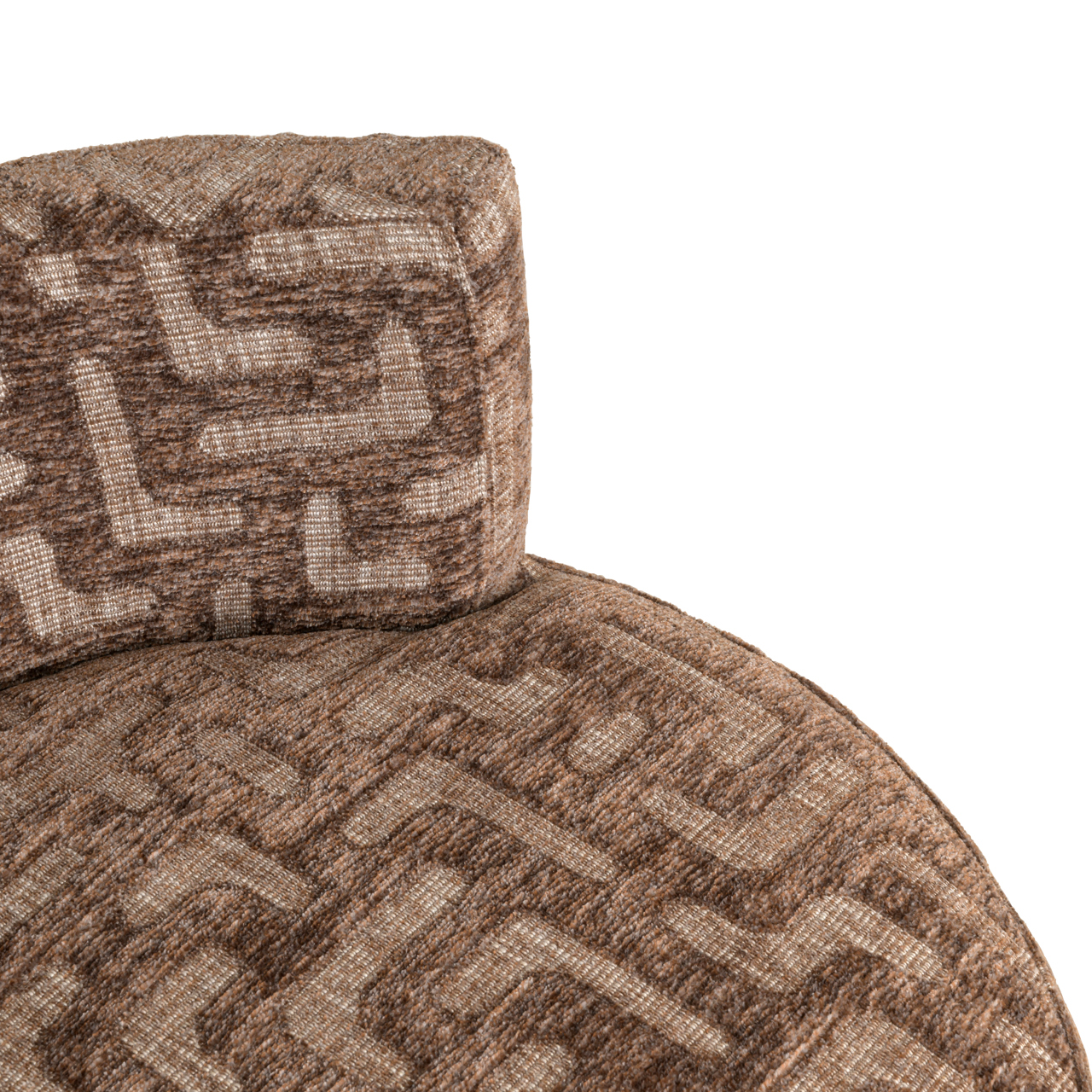 Sessel Franny, Brown labyrinth von Richmond Interiors, Produktansicht 8