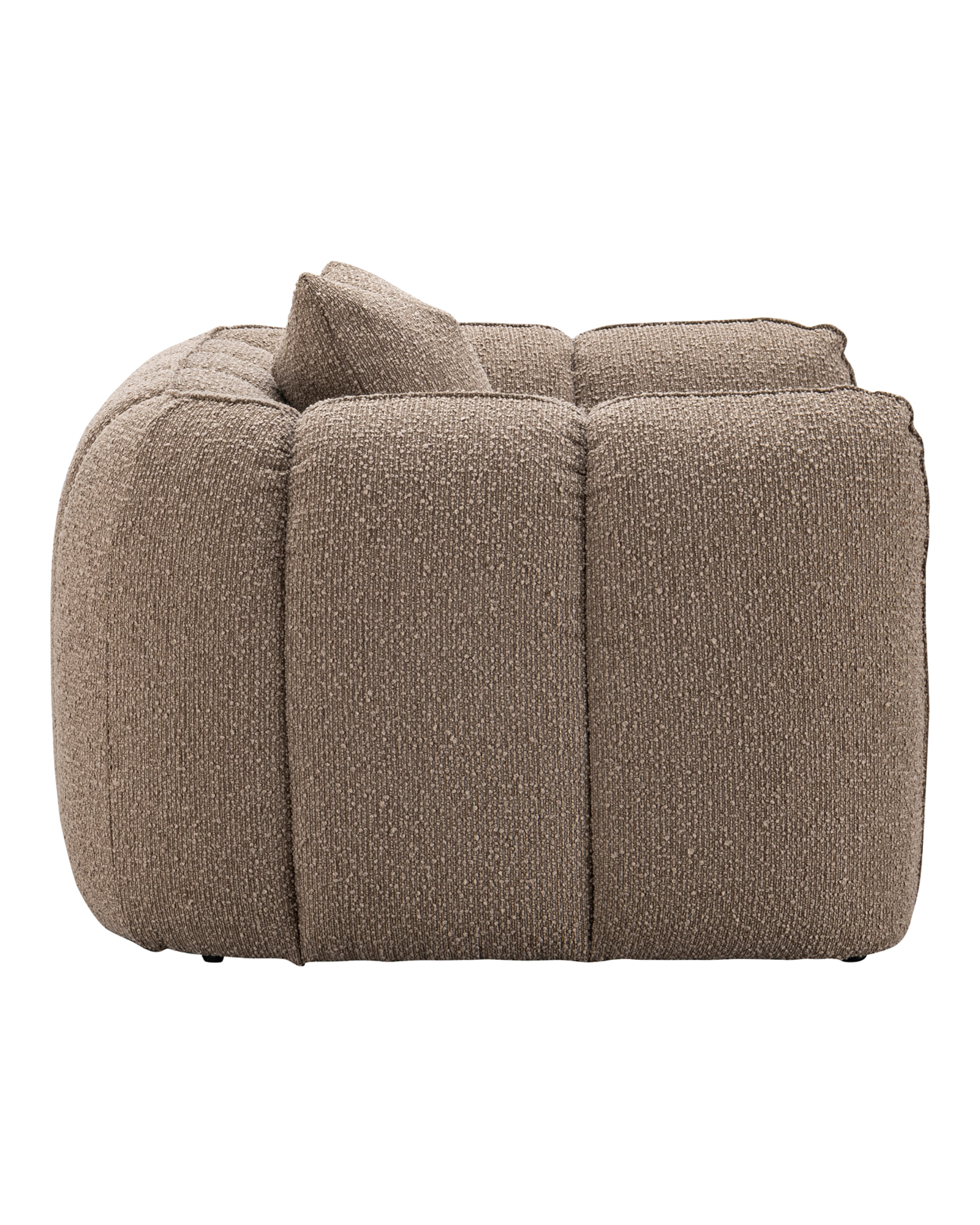 Sessel Hogan, Mocca chunky, feuerhemmend von Richmond Interiors, Produktansicht 4