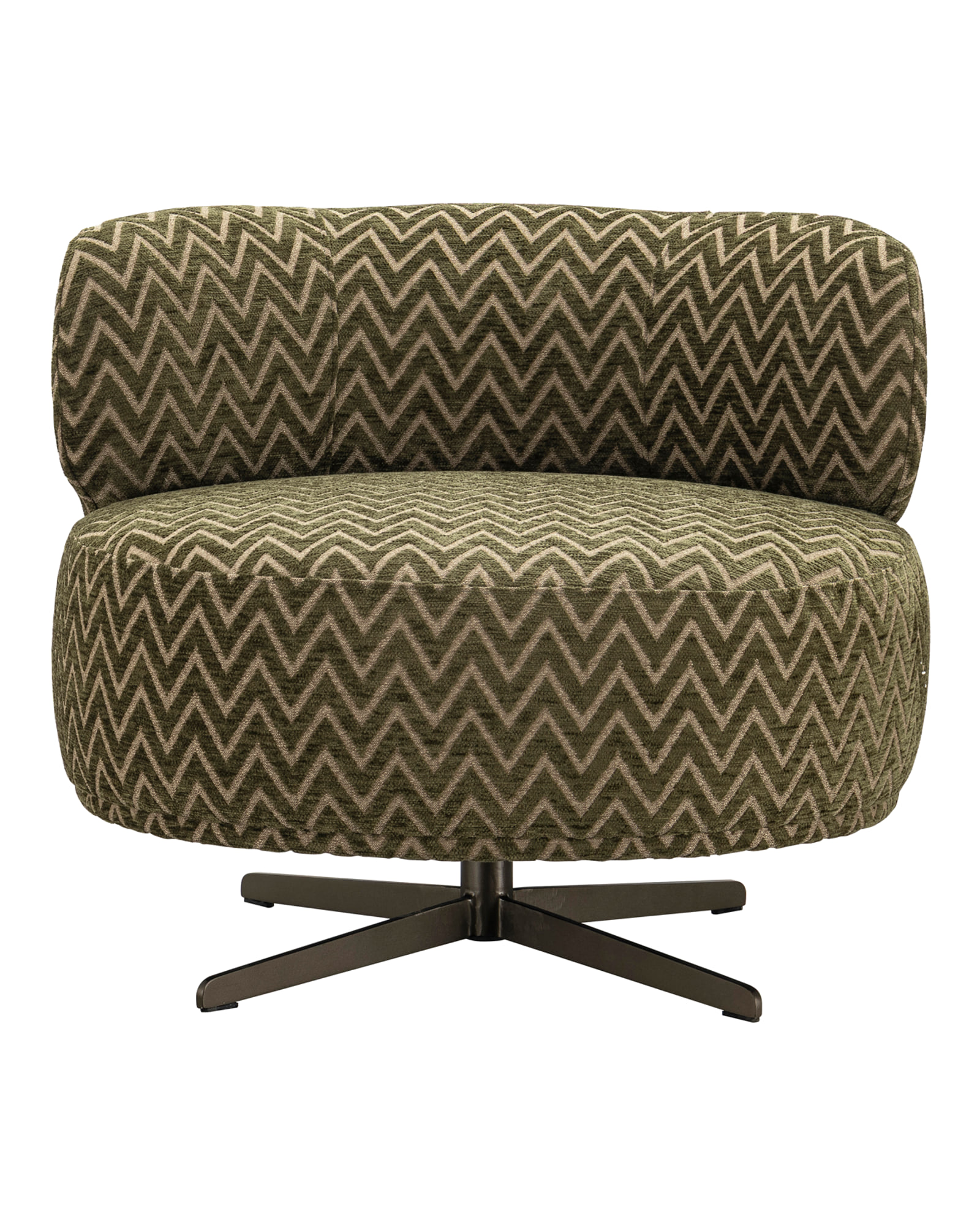 Sessel Lauren, Moss chevron, drehbar von Richmond Interiors