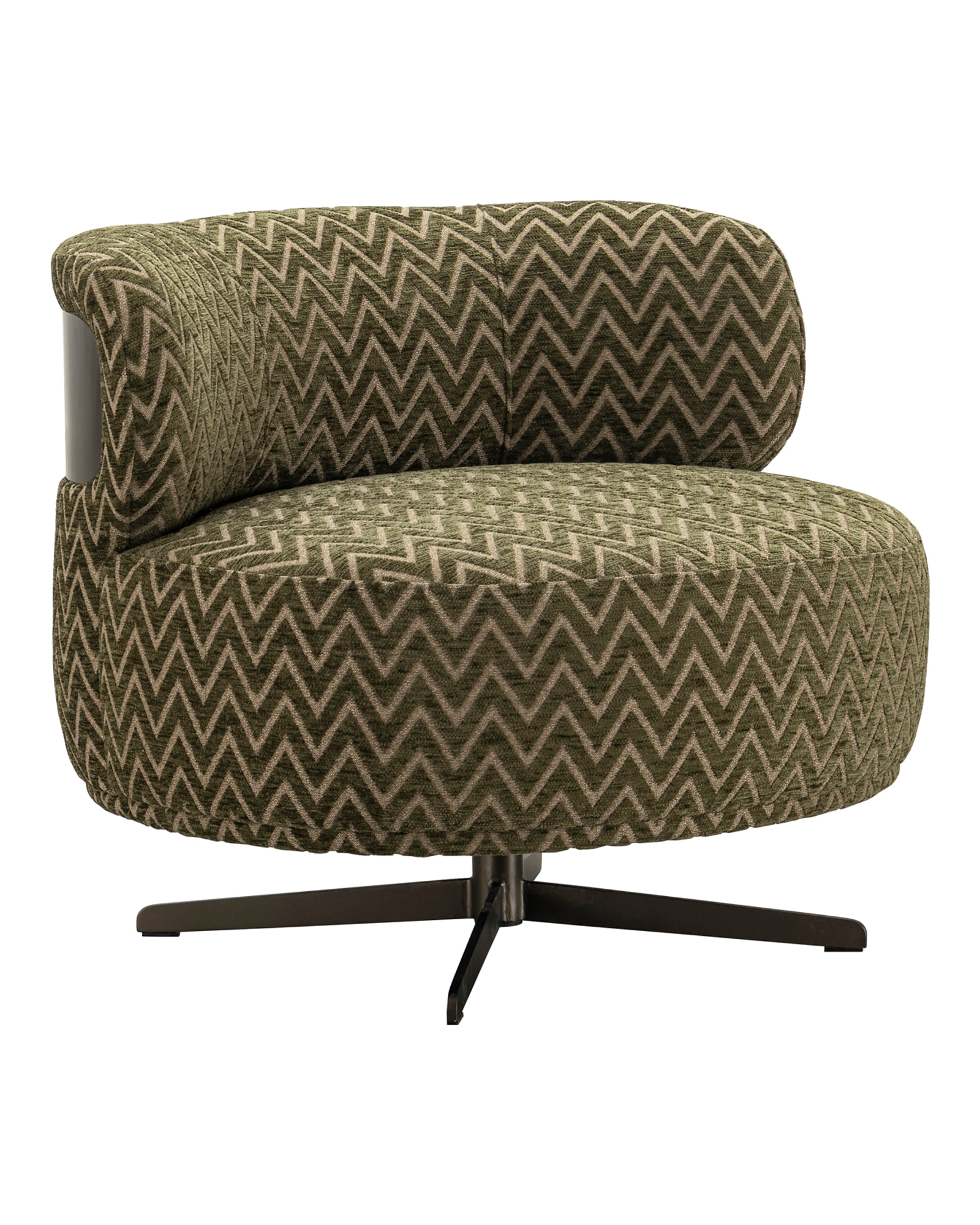 Sessel Lauren, Moss chevron, drehbar von Richmond Interiors, Produktansicht 3