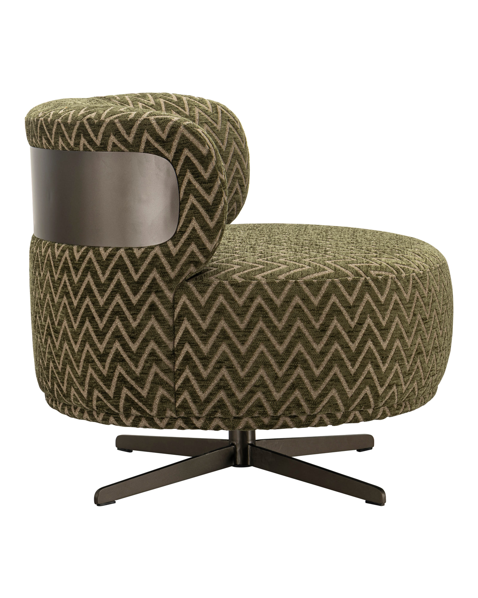 Sessel Lauren, Moss chevron, drehbar von Richmond Interiors, Produktansicht 4