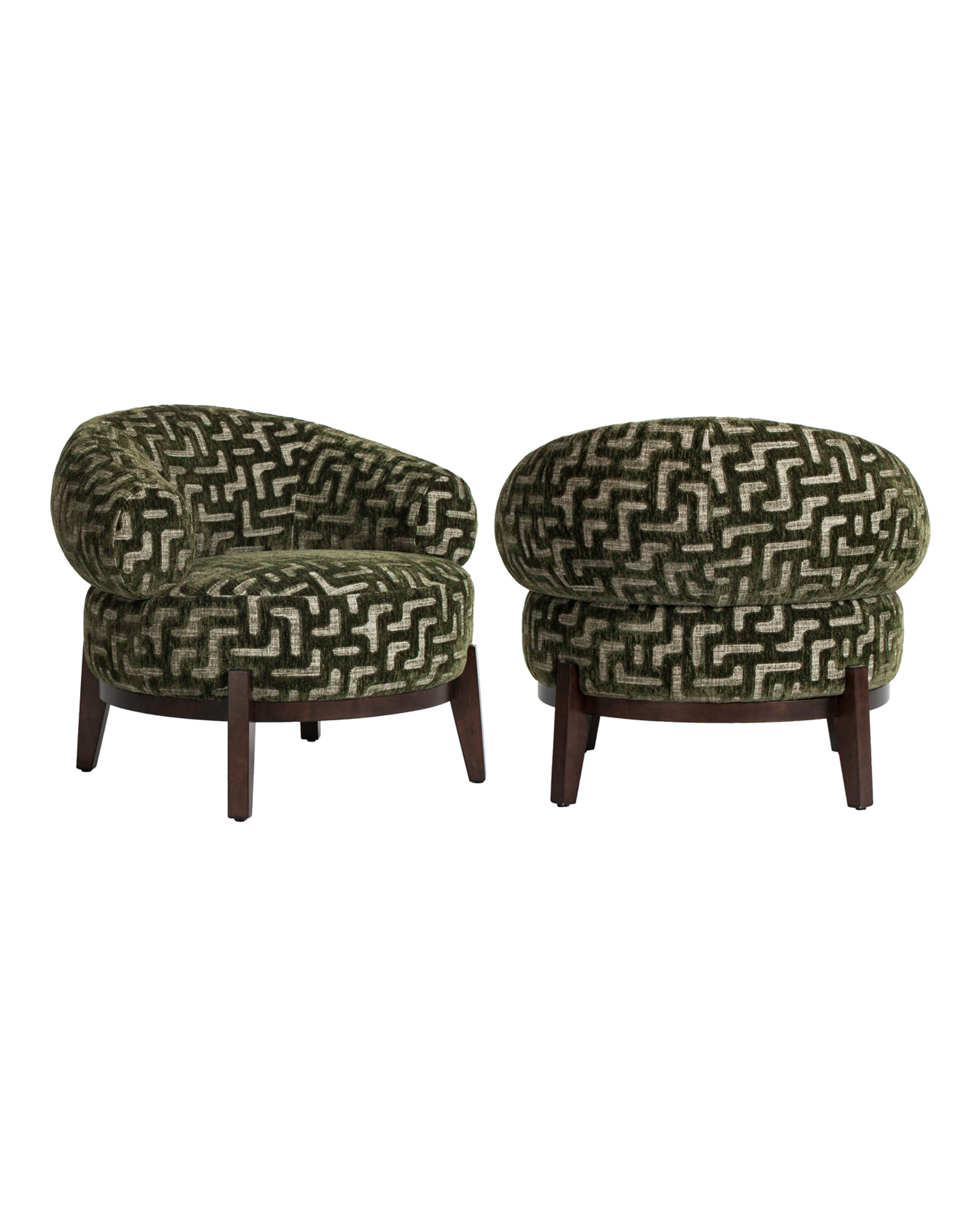 Sessel Montana, Moss Labyrinth von Richmond Interiors, Produktansicht 2