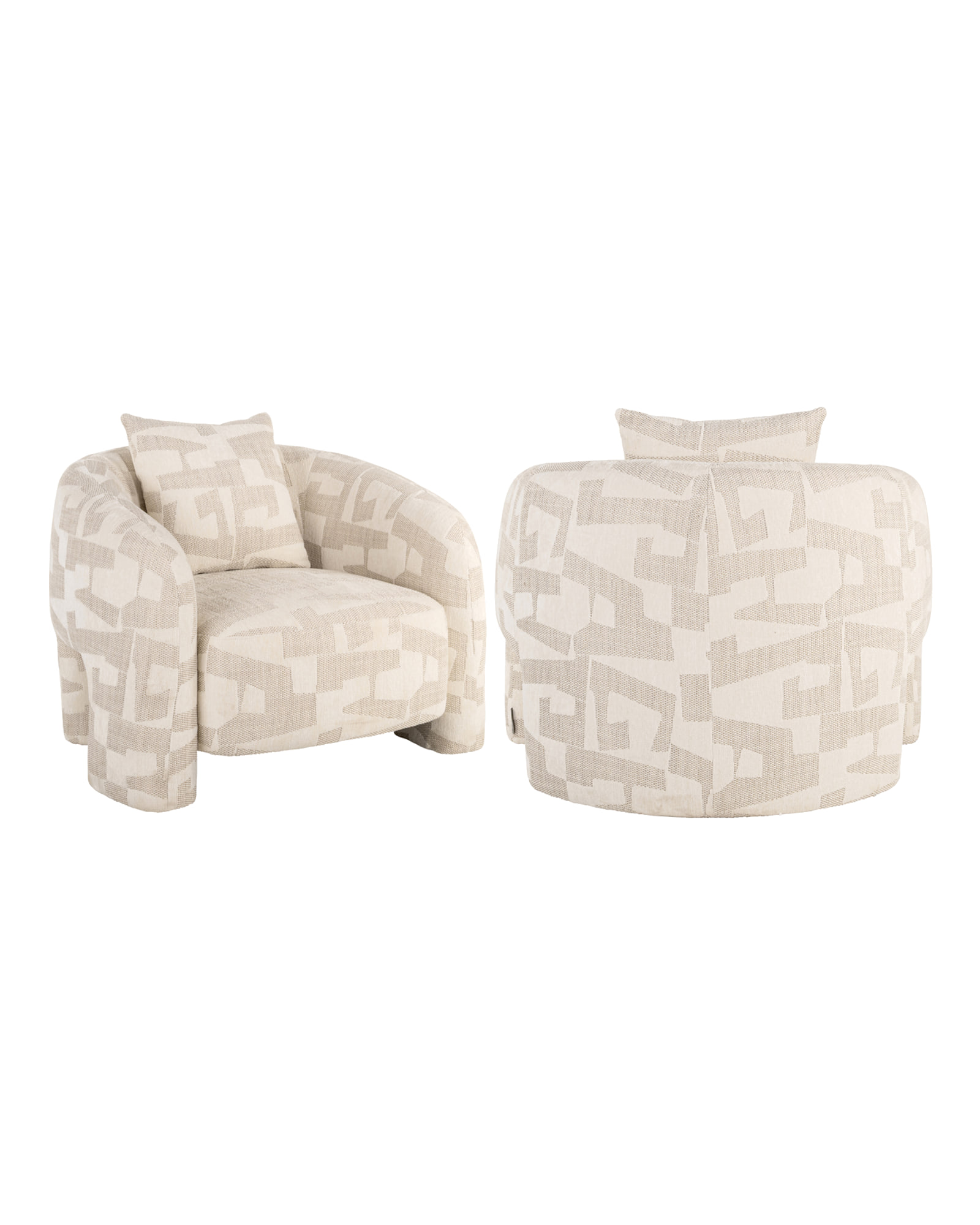 Sessel Tuscany, Beige graffic von Richmond Interiors, Produktansicht 2