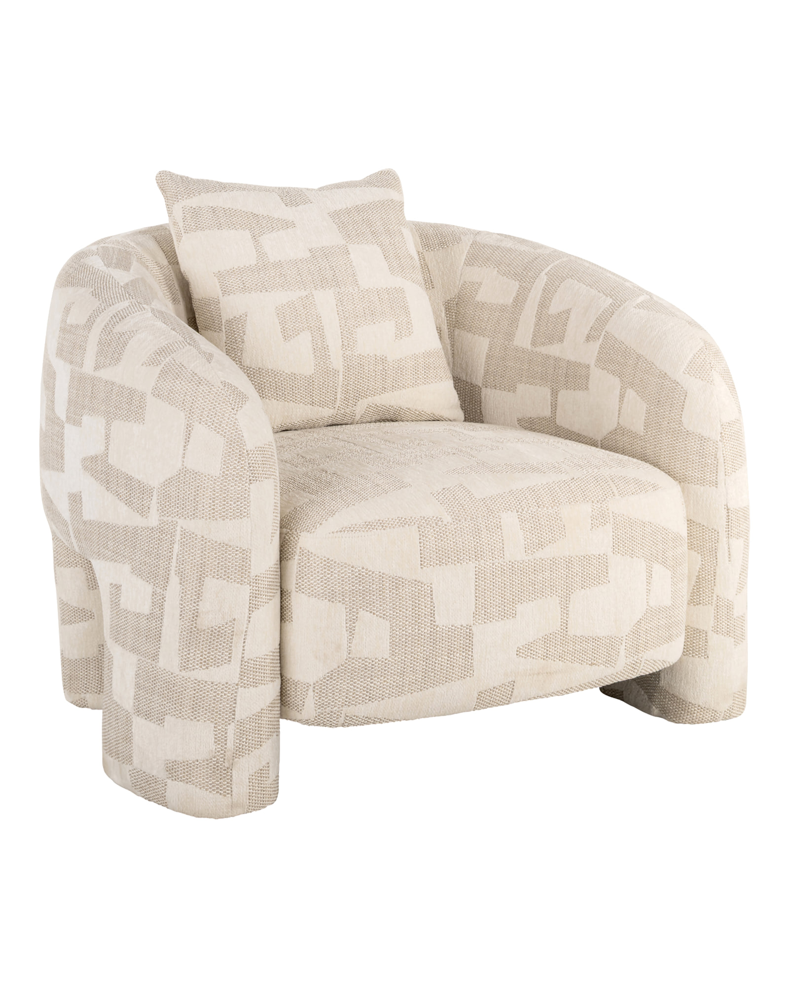Sessel Tuscany, Beige graffic von Richmond Interiors, Produktansicht 3