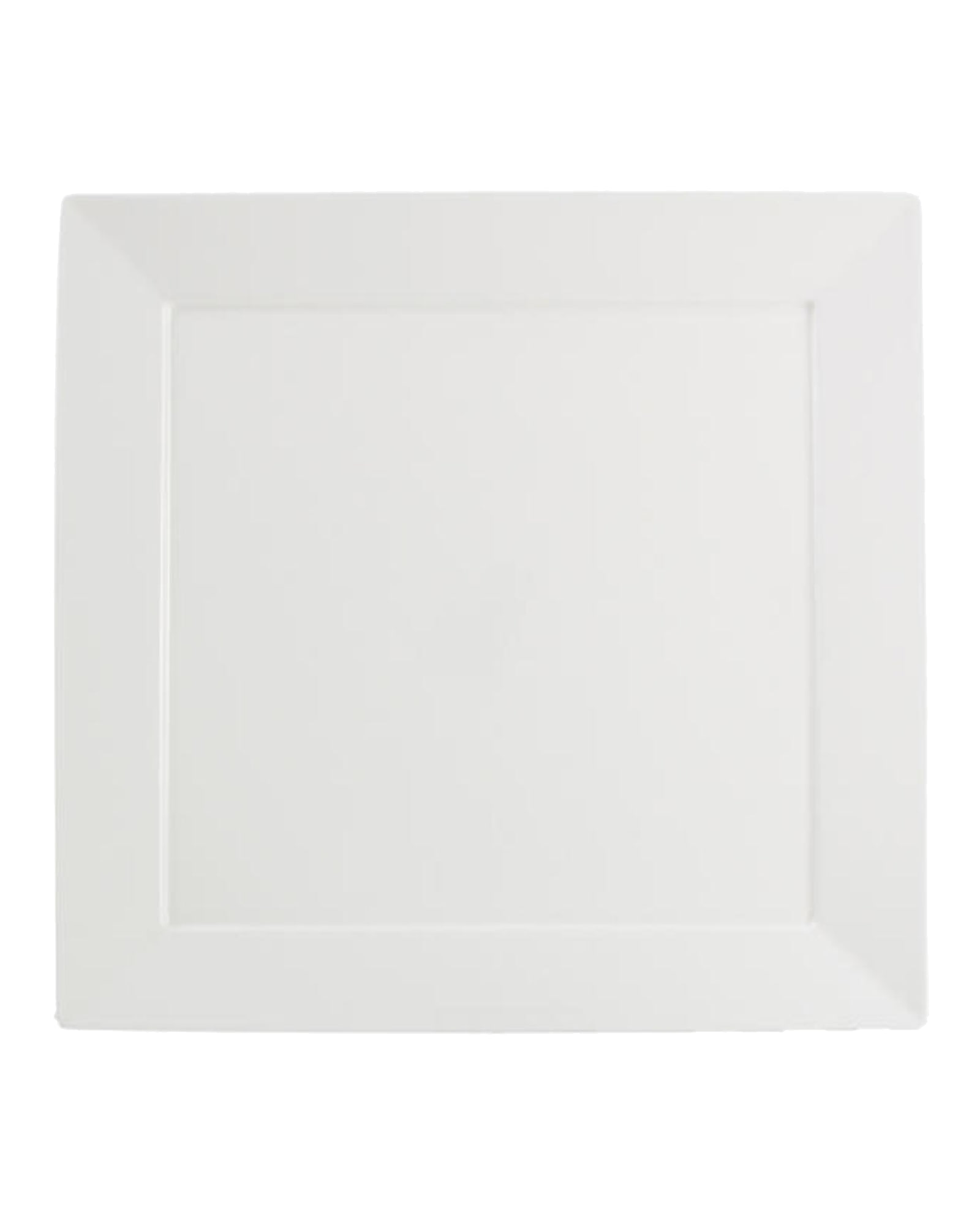 Silht Teller aus Porzellan, quadratisch, Weiß, 27 × 27 cm, Ansicht 1
