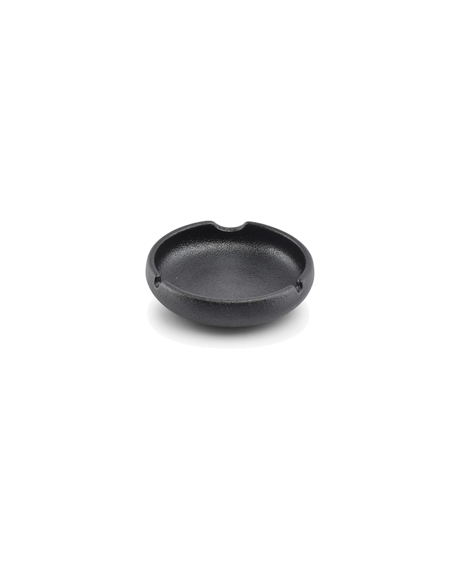 Smoke Aschenbecher aus Porzellan, Porzellan Schwarz, Ø 12 cm, H 3,5 cm, Ansicht 2