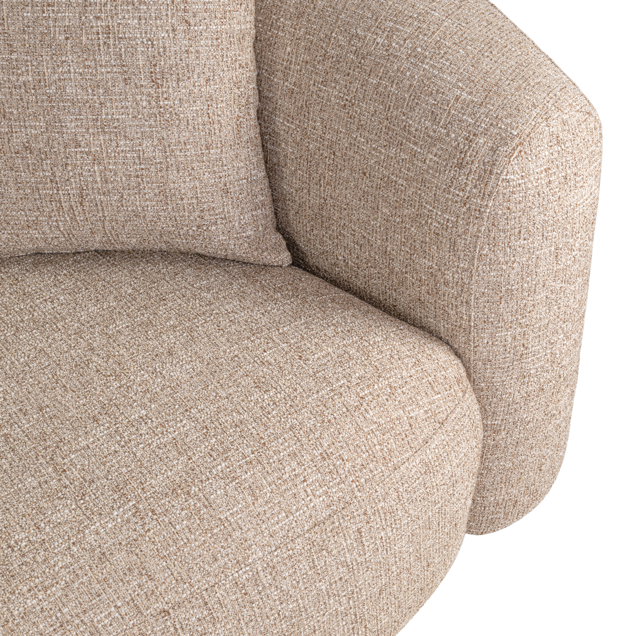 Sofa Luxandra, Sand tweed, feuerhemmend von Richmond Interiors, Produktansicht 7