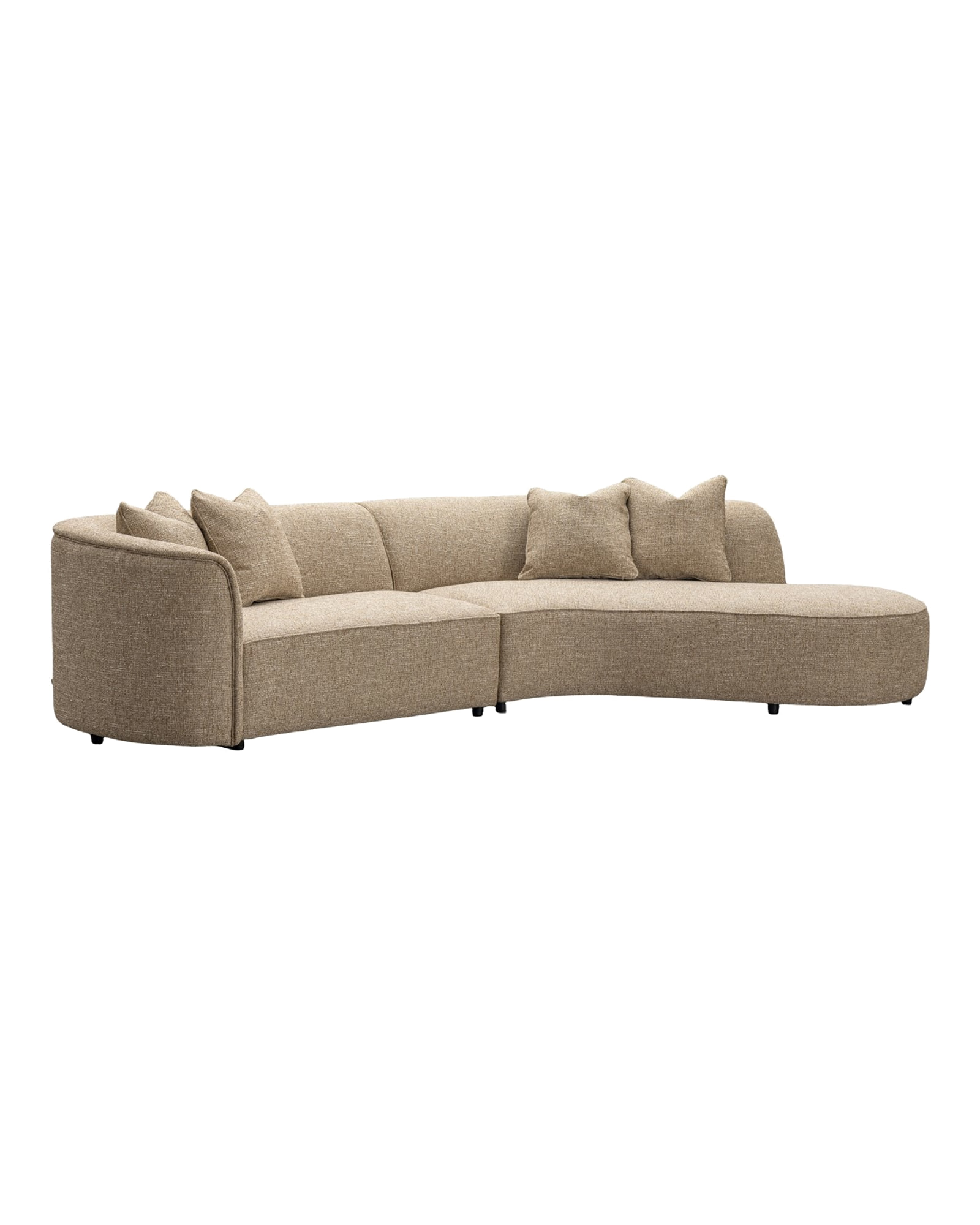 Sofa Romero, Sand tweed, rechts von Richmond Interiors, Produktansicht 2