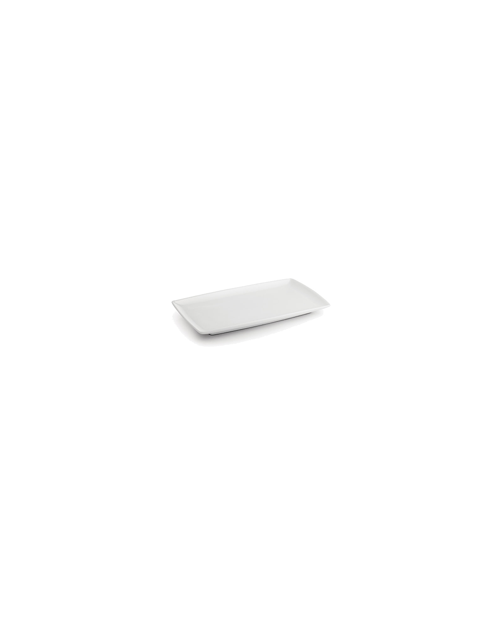 Squito Servierschale aus New Bone China, Weiß, 32 × 21 cm