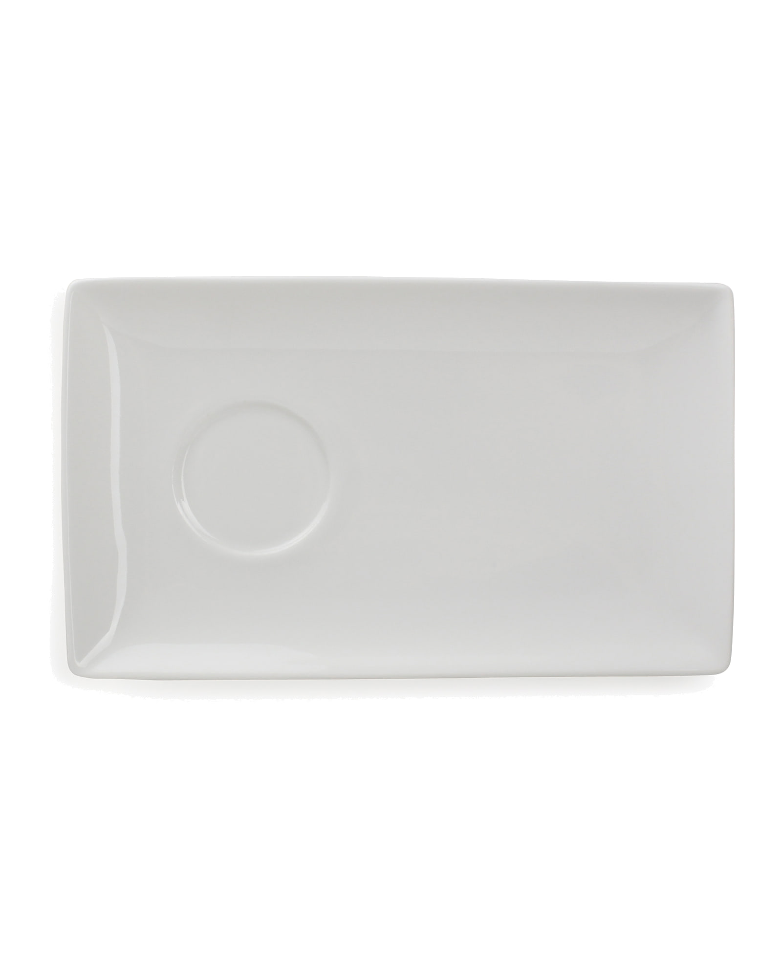 Squito Untertasse aus New Bone China, Weiß, 12 cm breit