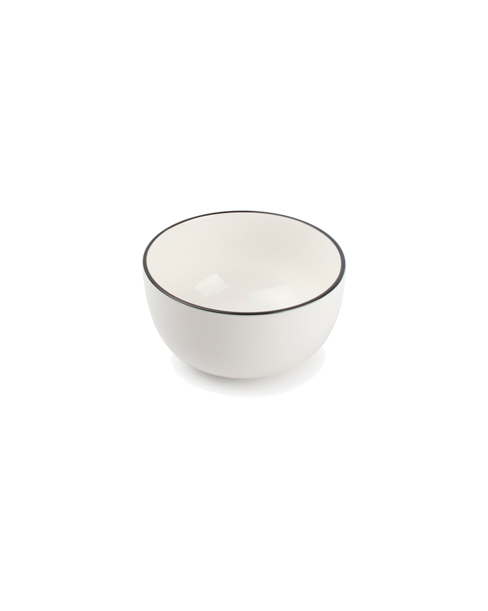 Studio Base Schale aus Porzellan, Weiß, Ø 14 cm, H 7,5 cm, Ansicht 2