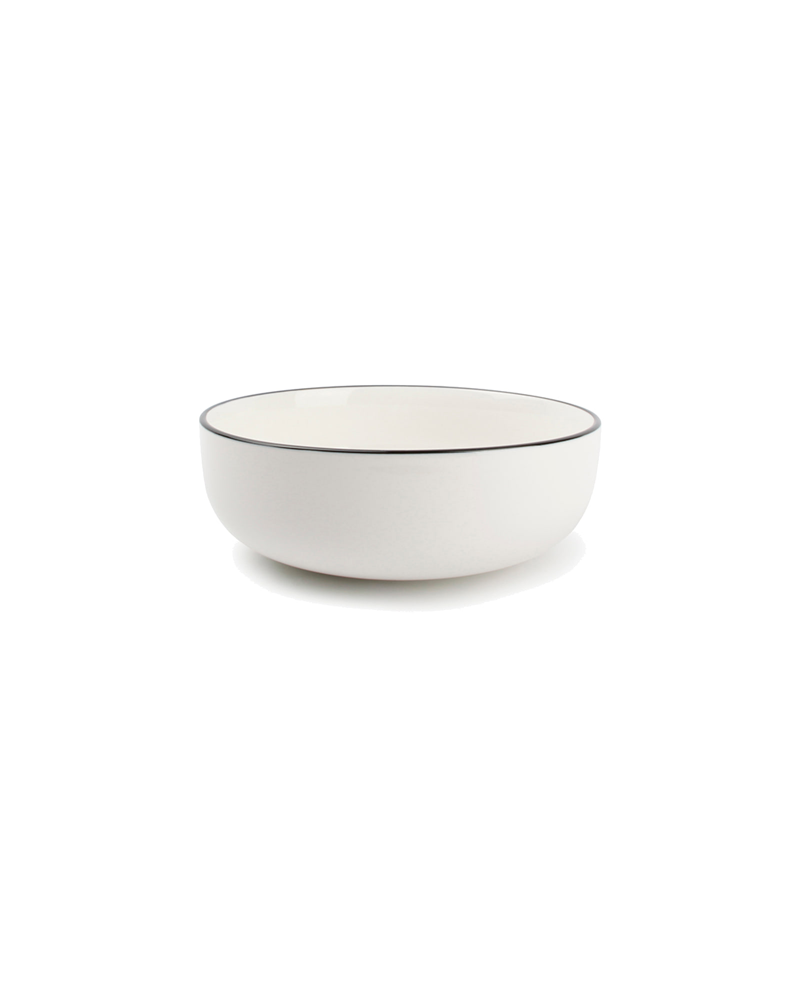 Studio Base Schale aus Porzellan, Weiß, Ø 17,5 cm, H 6,5 cm, Ansicht 1