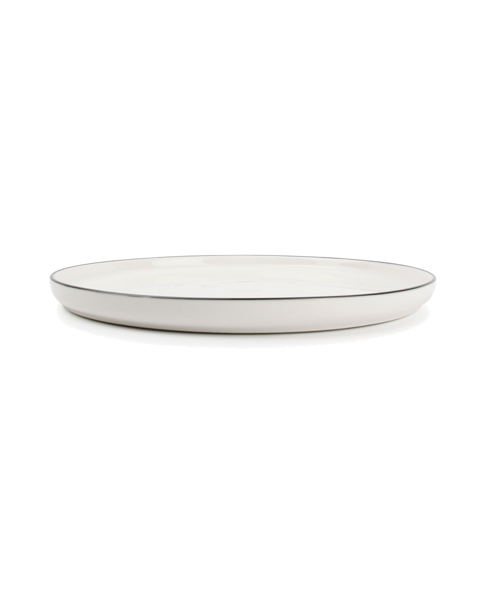 Studio Base Teller aus New Bone China, Weiß, groß, Ansicht 2