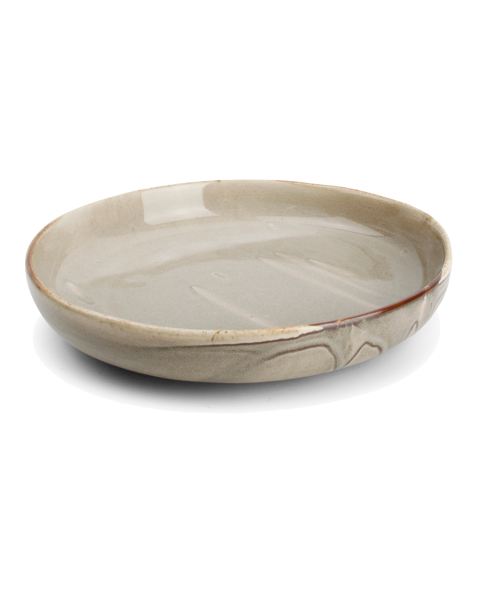 Studio Urban Suppenteller aus Porzellan, Betonoptik, Ø 22 cm, H 4 cm, Ansicht 1