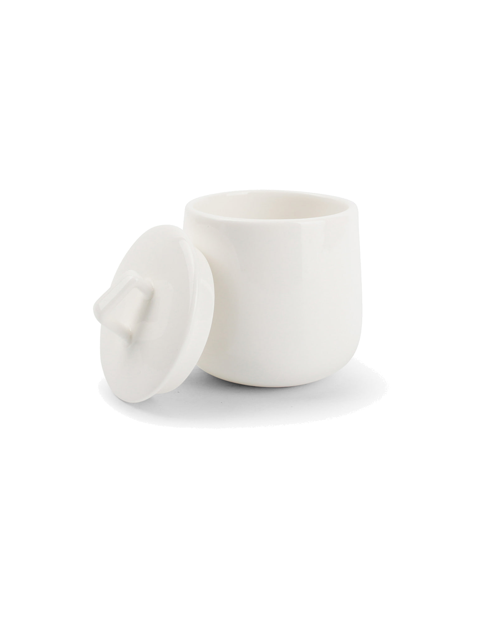 Studio White Milchkännchen mit Zuckerdose aus Porzellan, 140 ml, Ansicht 4
