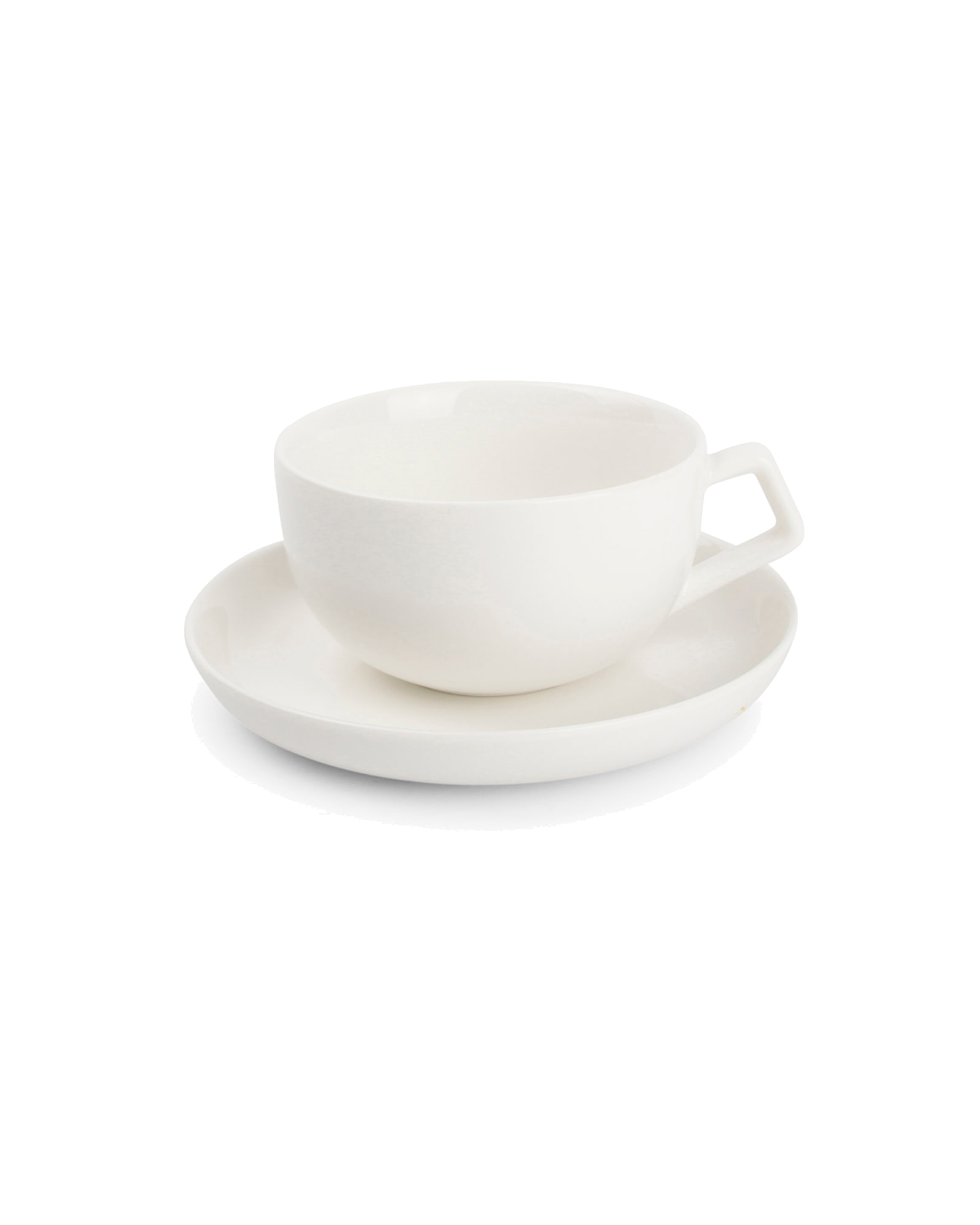 Studio White Tasse mit Untertasse aus New Bone China, 220 ml, Ansicht 1