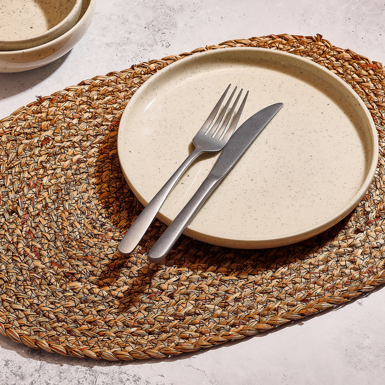 TableTop Platzset, oval Maisblatt Dunkelbraun, Ansicht 3