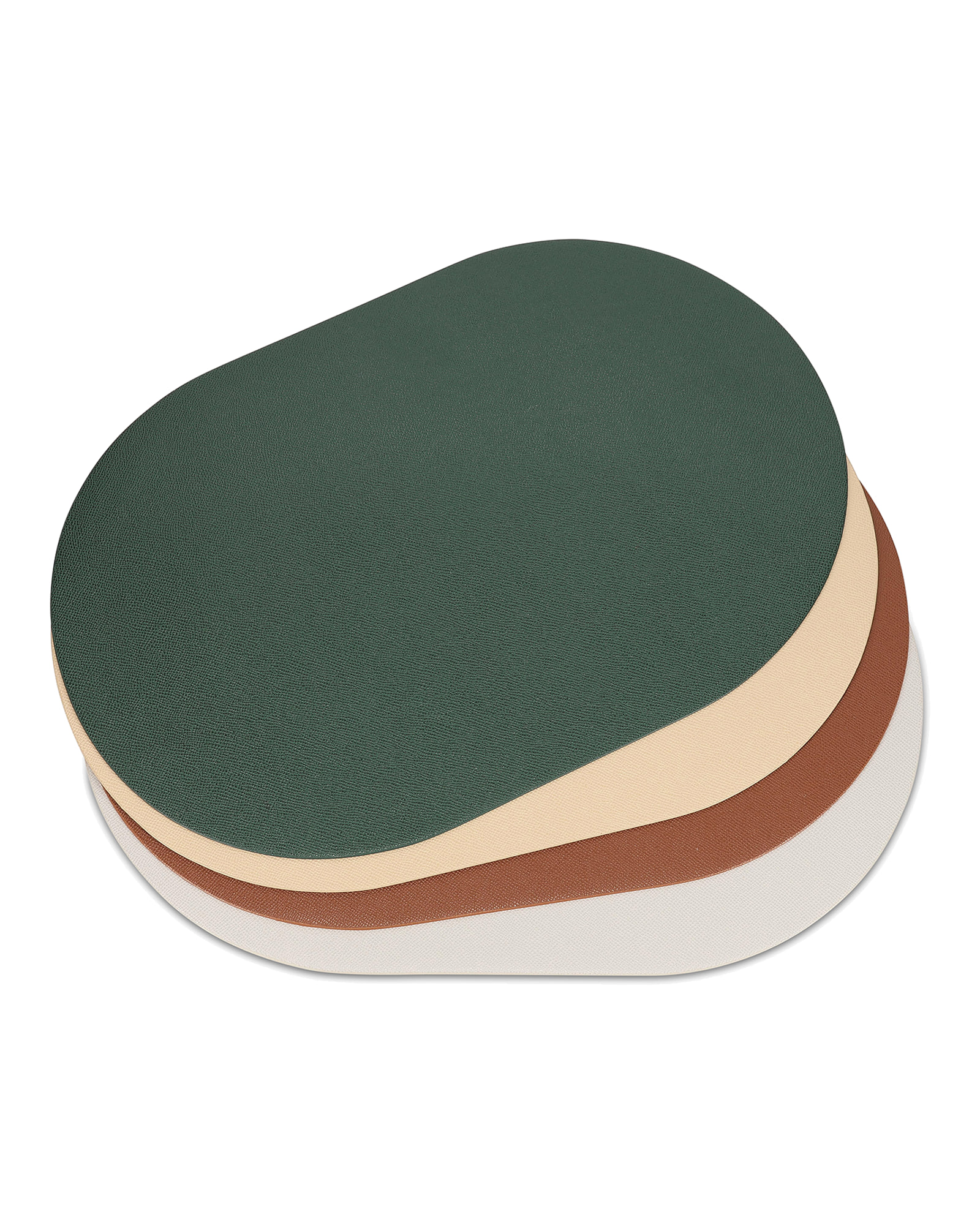 Tabletop Platzset, oval Weiß, 45 × 30 cm, Ansicht 2