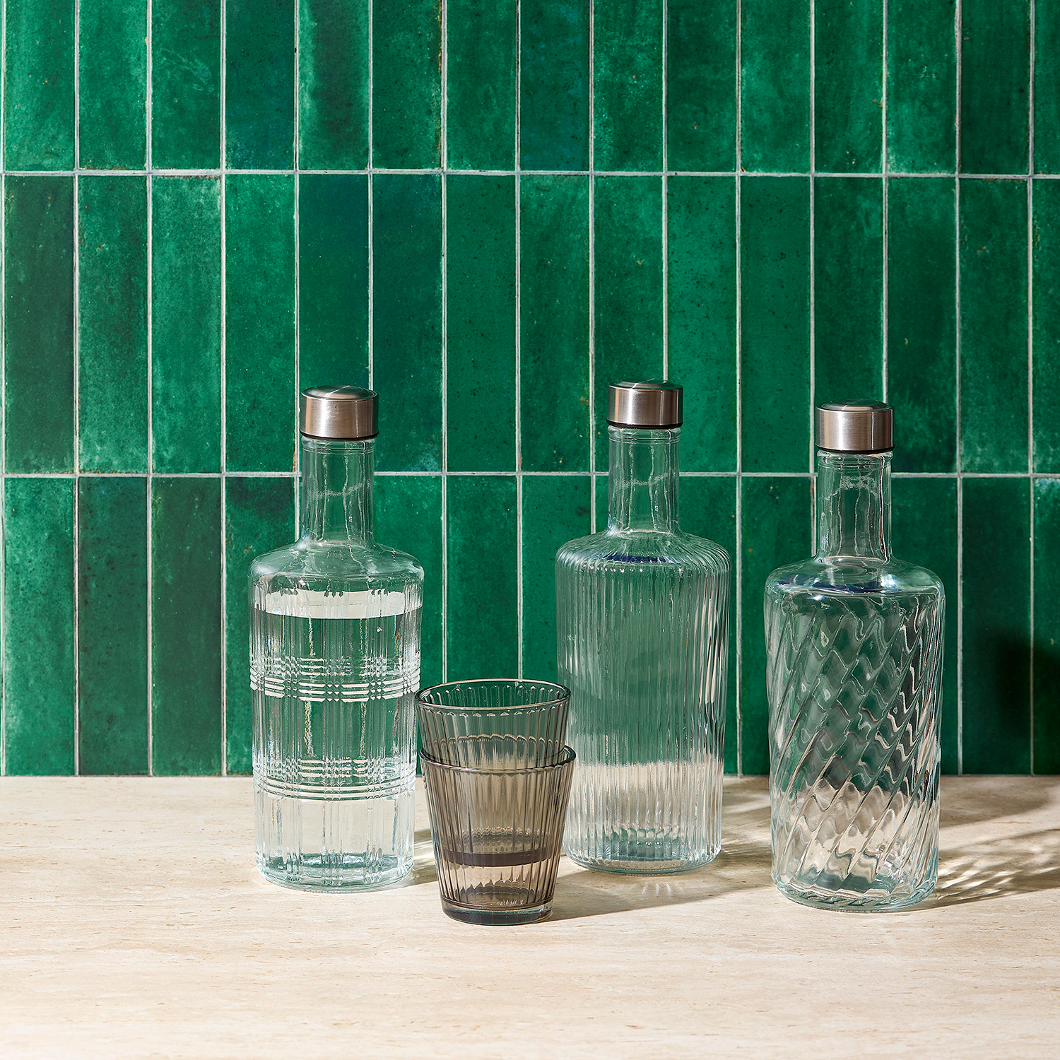 Tap Karaffe aus Glas mit Verschluss, mit Verschluss Ribble, 1,1 l, Ansicht 5