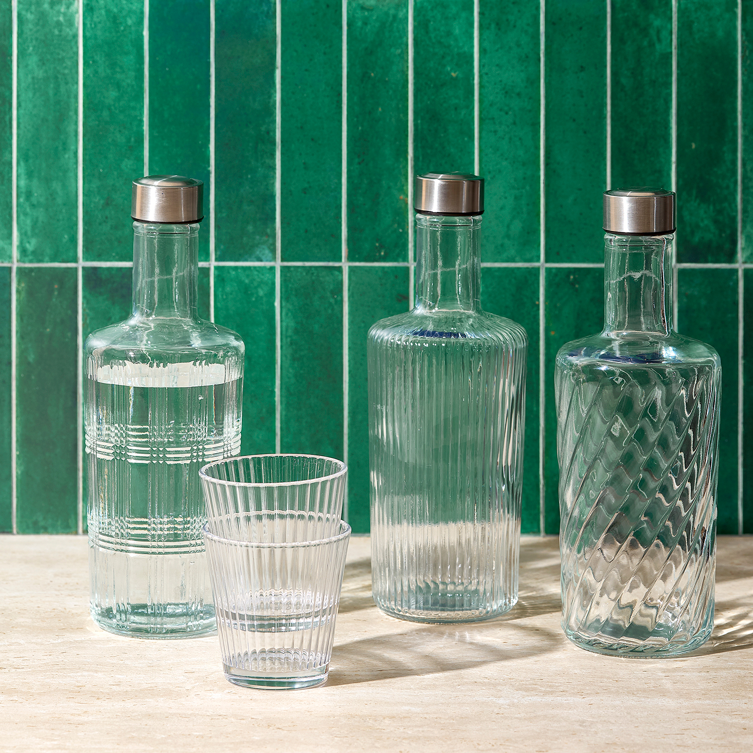 Tap Karaffe aus Glas mit Verschluss, mit Verschluss Ribble, 1,1 l, Ansicht 6