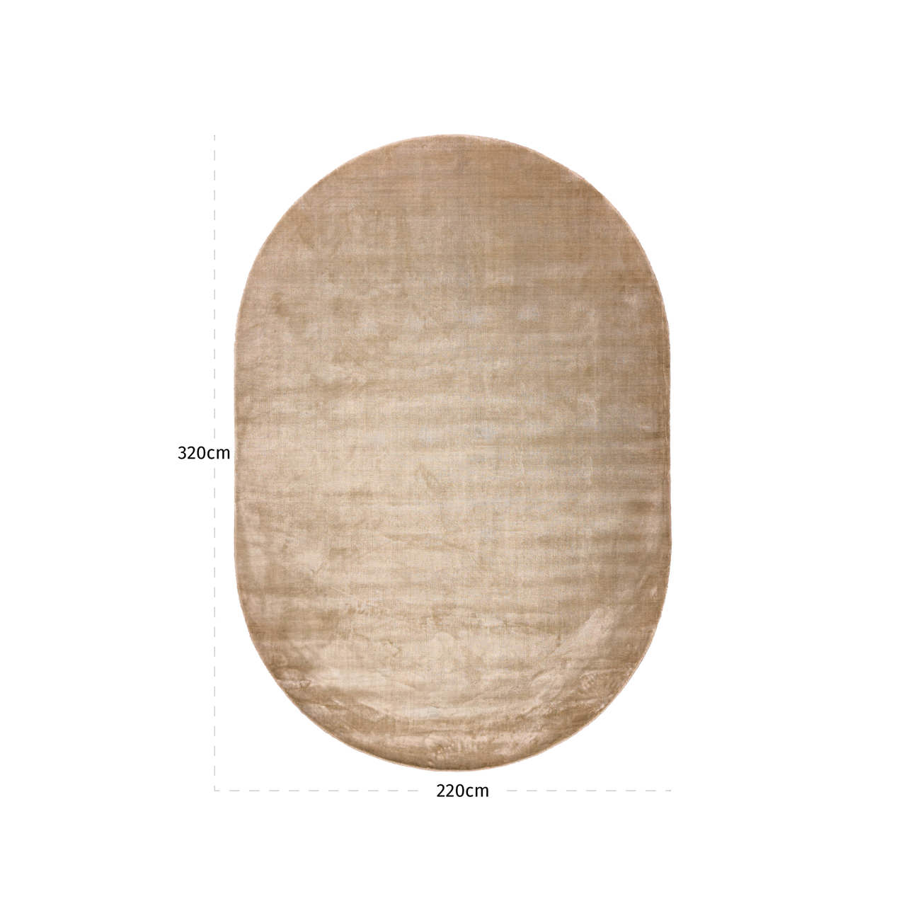 Teppich Millav Beige 220 × 320 cm von Richmond Interiors, Maßzeichnung 4