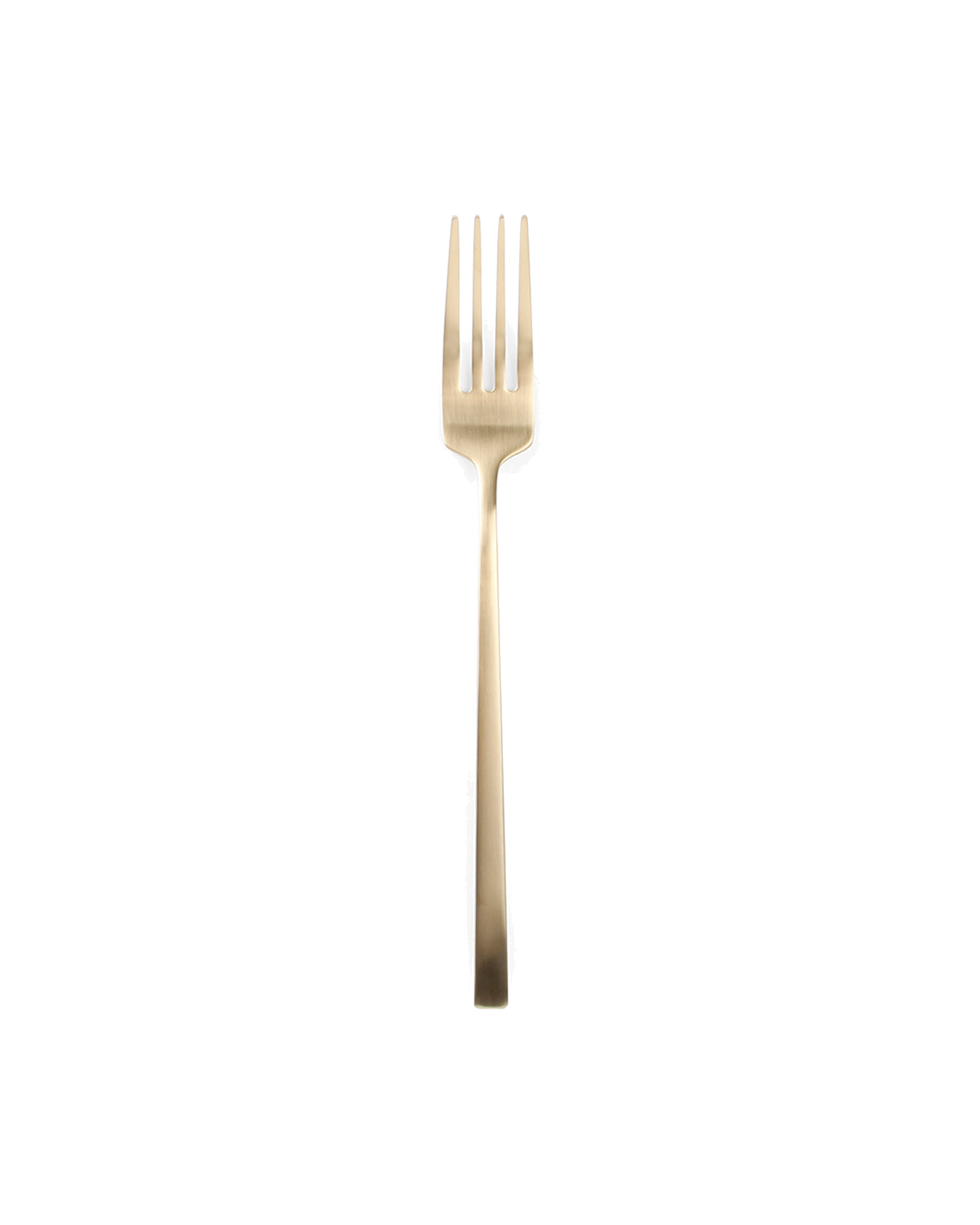 Terno Dessertgabel aus Edelstahl, matt Gold, Ansicht 2