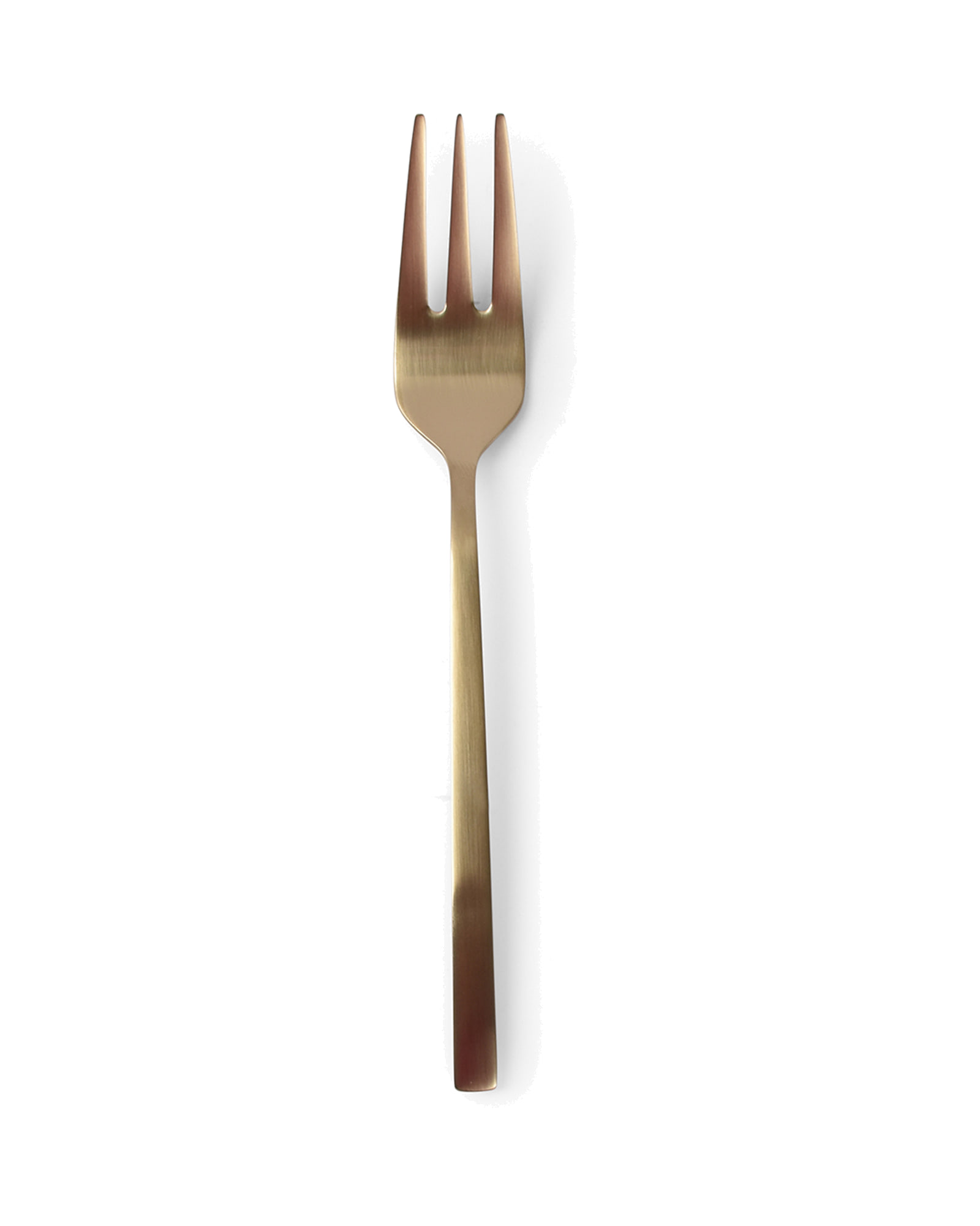 Terno Kuchengabel aus Edelstahl, matt Gold, Ansicht 2