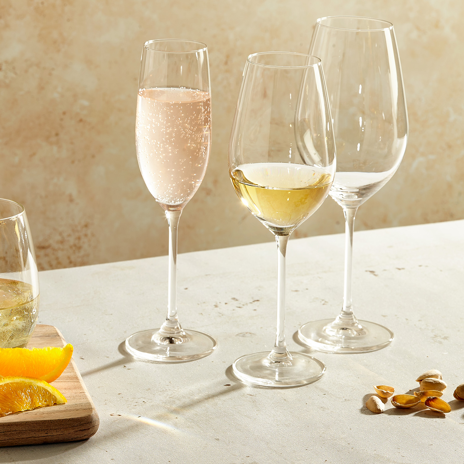 Tinta Champagnerglas aus Glas, 210 ml, Ansicht 2