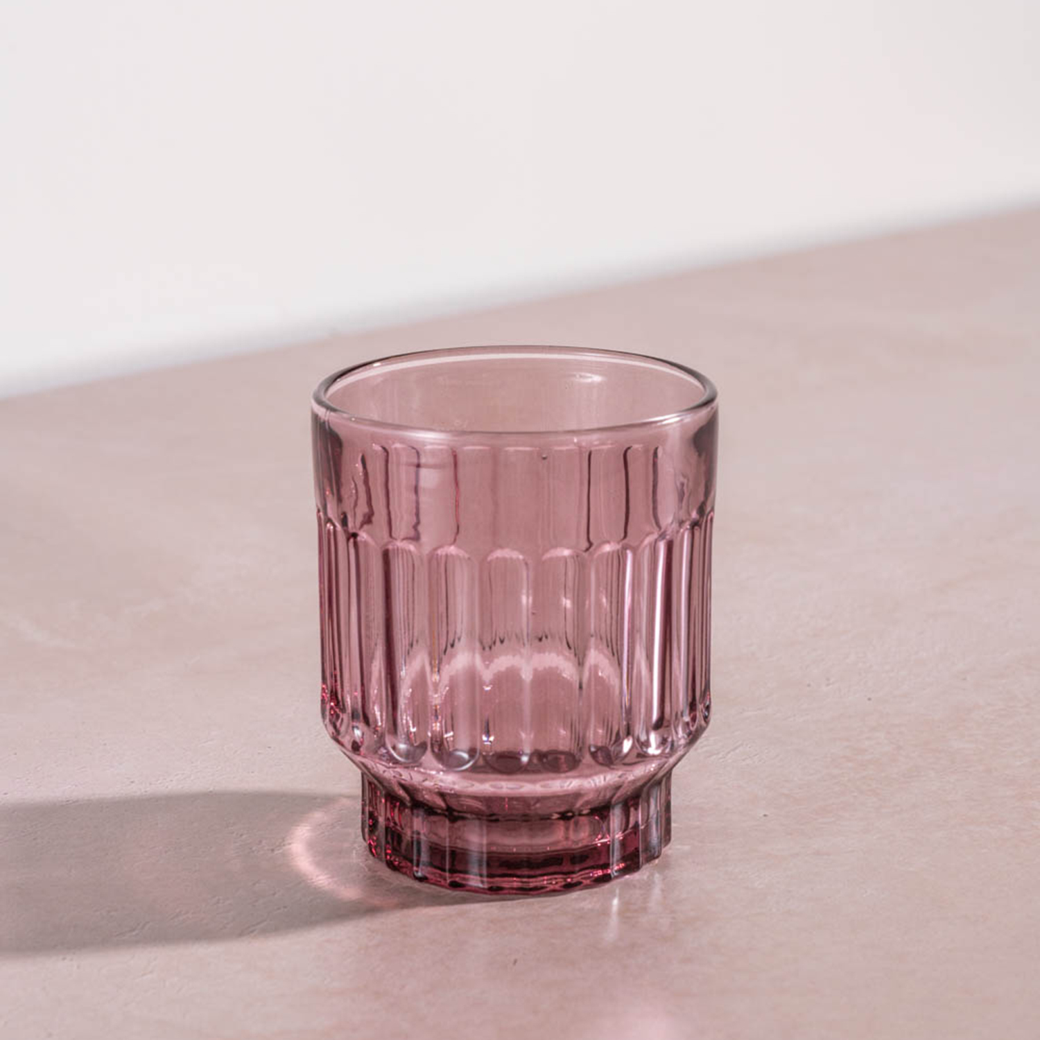 Tone Trinkglas aus durchgefärbtem Glas, Rosa, 300 ml, Ansicht 3