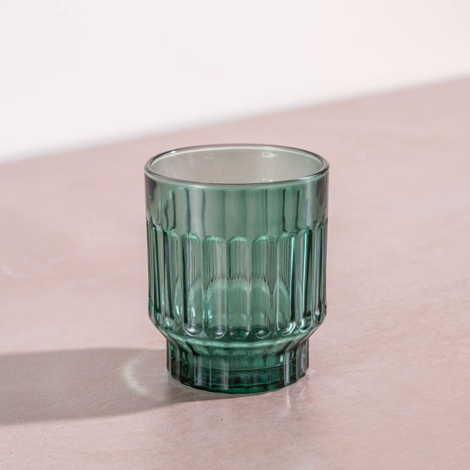Tone Trinkglas aus durchgefärbtem Glas, Grün, 300 ml, Ansicht 3