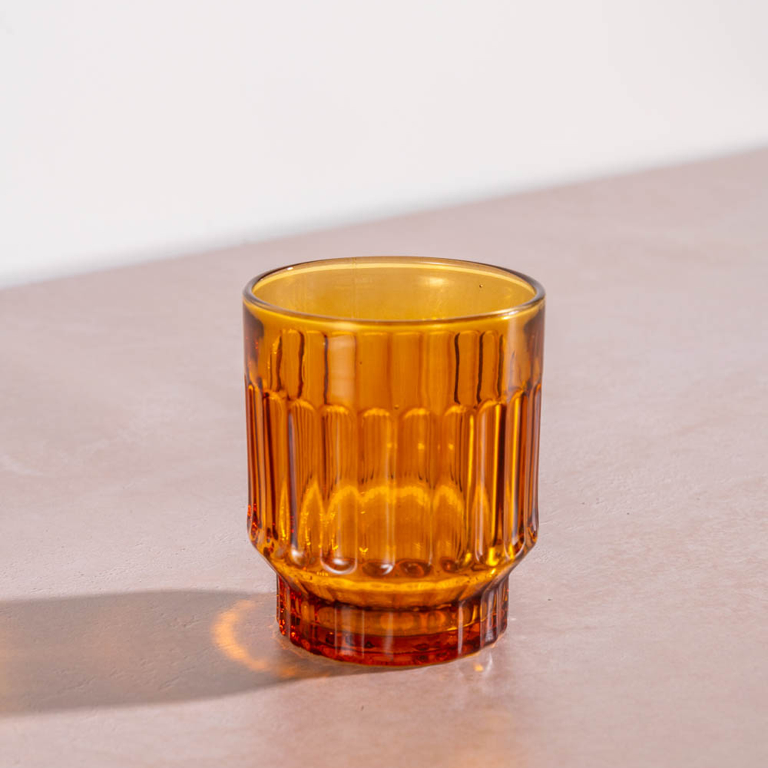 Tone Trinkglas aus durchgefärbtem Glas, Bernstein, 300 ml, Ansicht 3