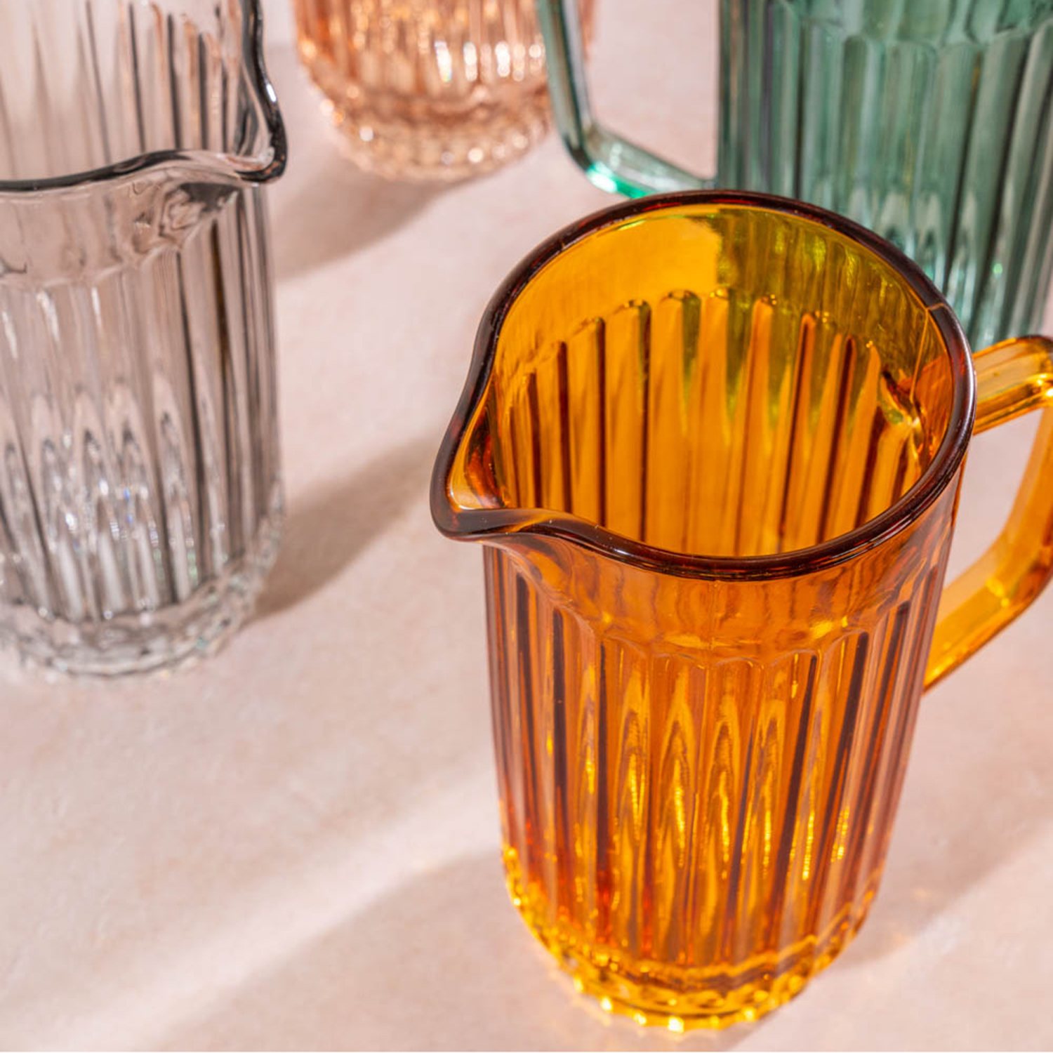 Tone Karaffe aus Glas, Bernstein, 1,1 l, Ansicht 2