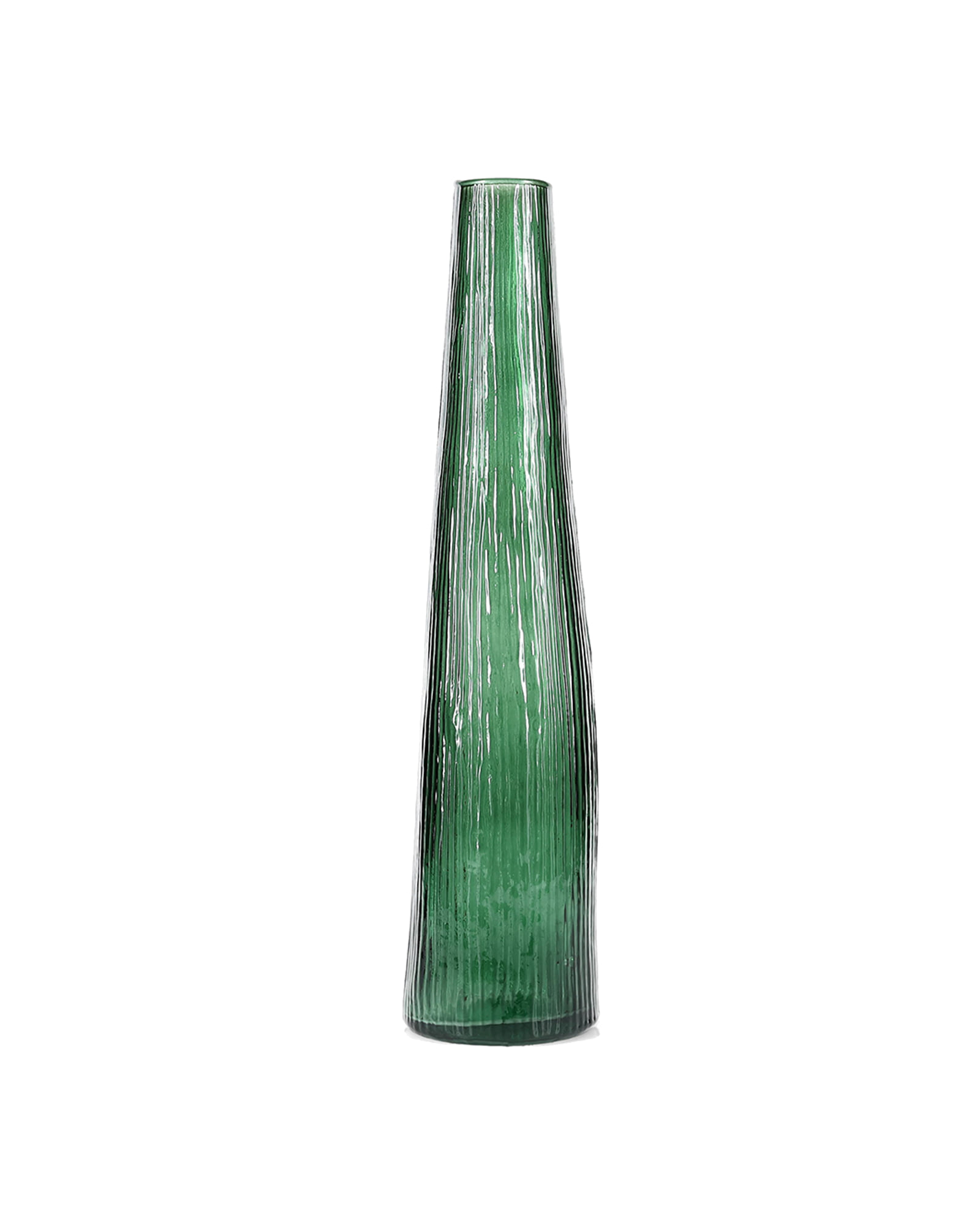 Twig Vase aus Glas, Dunkelgrün, Ø 9 cm, H 40 cm, Ansicht 1