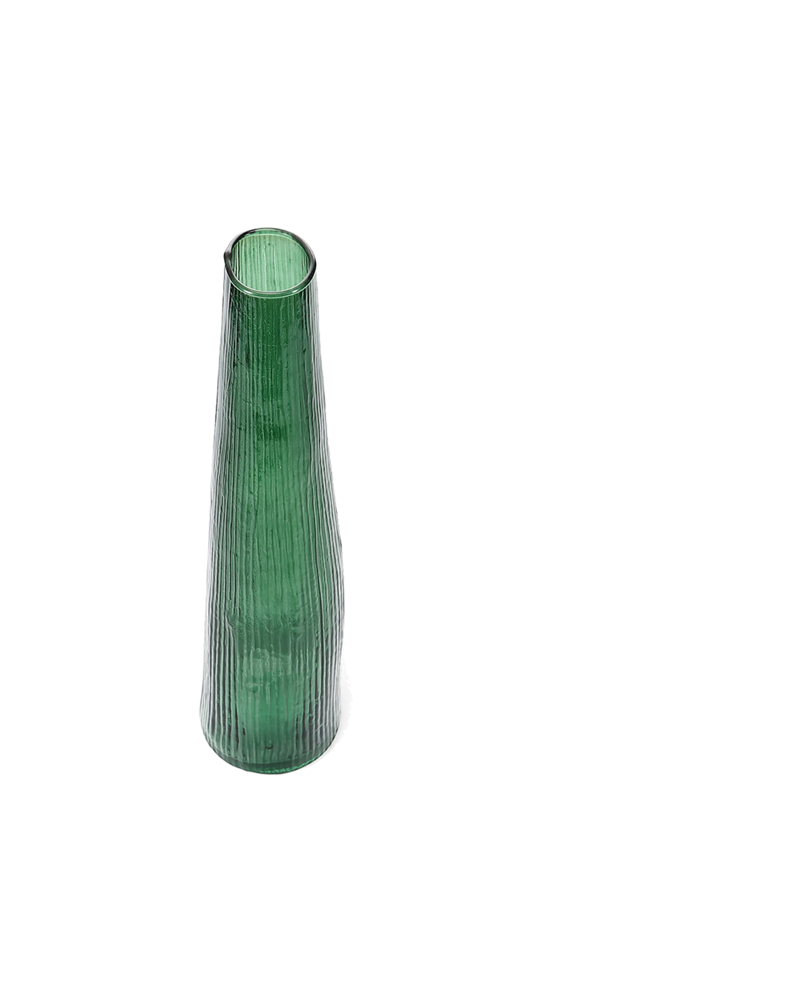 Twig Vase aus Glas, Dunkelgrün, Ø 9 cm, H 40 cm, Ansicht 2