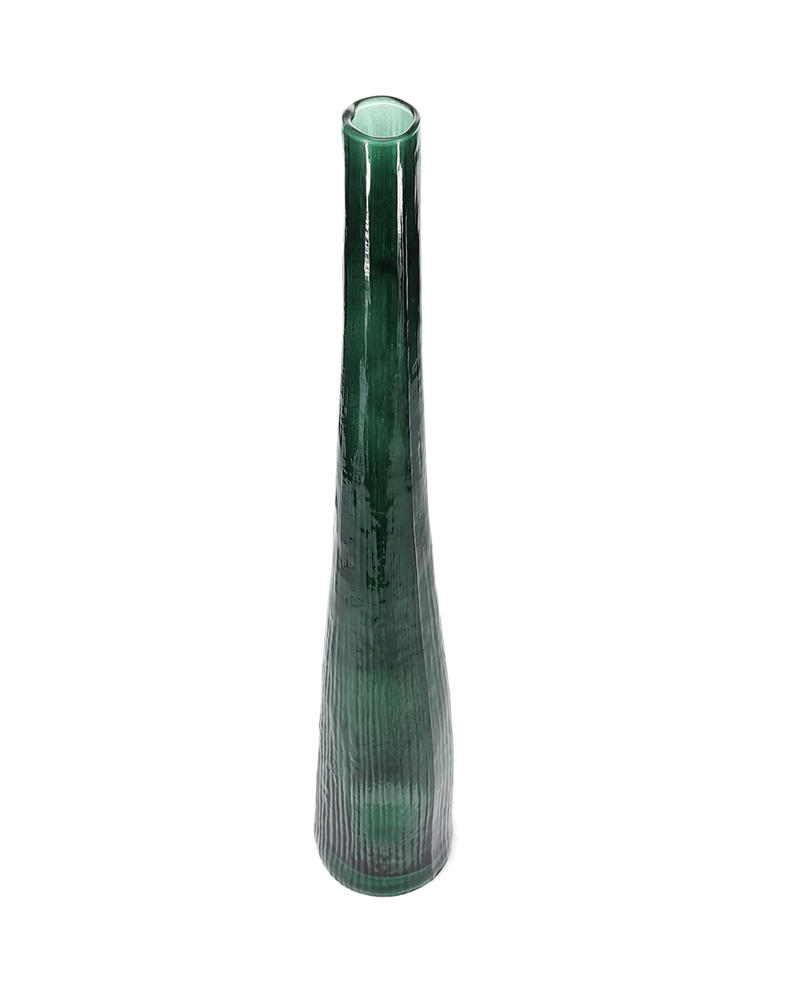 Twig Vase aus Glas, Dunkelgrün, Ø 9 cm, H 59 cm, Ansicht 2