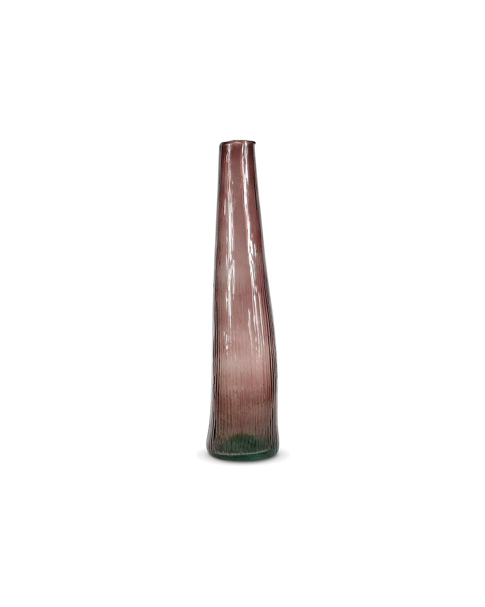 Twig Vase aus Glas, Burgunderrot, Ø 9 cm, H 40 cm, Ansicht 1