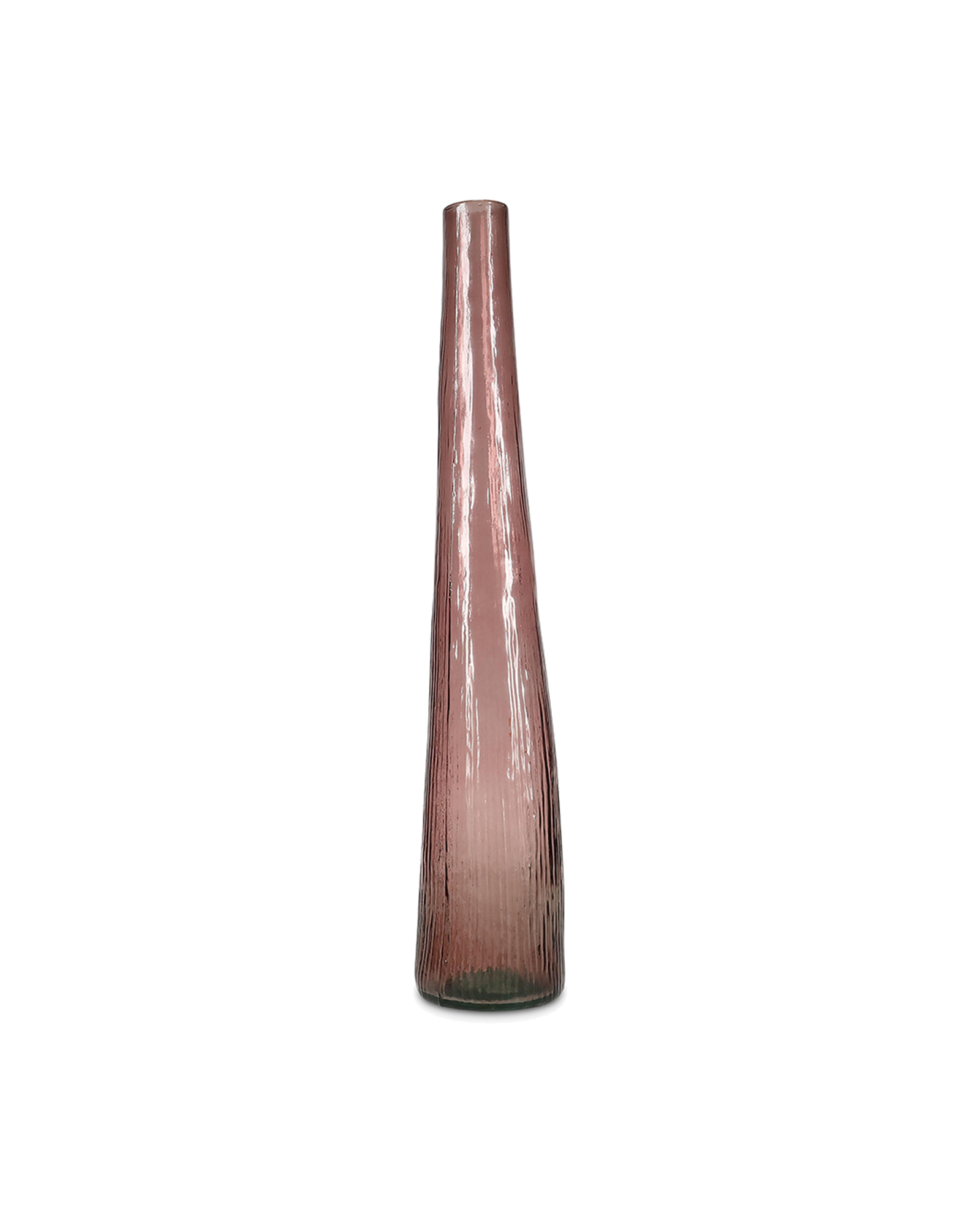 Twig Vase aus Glas, Burgunderrot, Ø 9 cm, H 50 cm, Ansicht 1