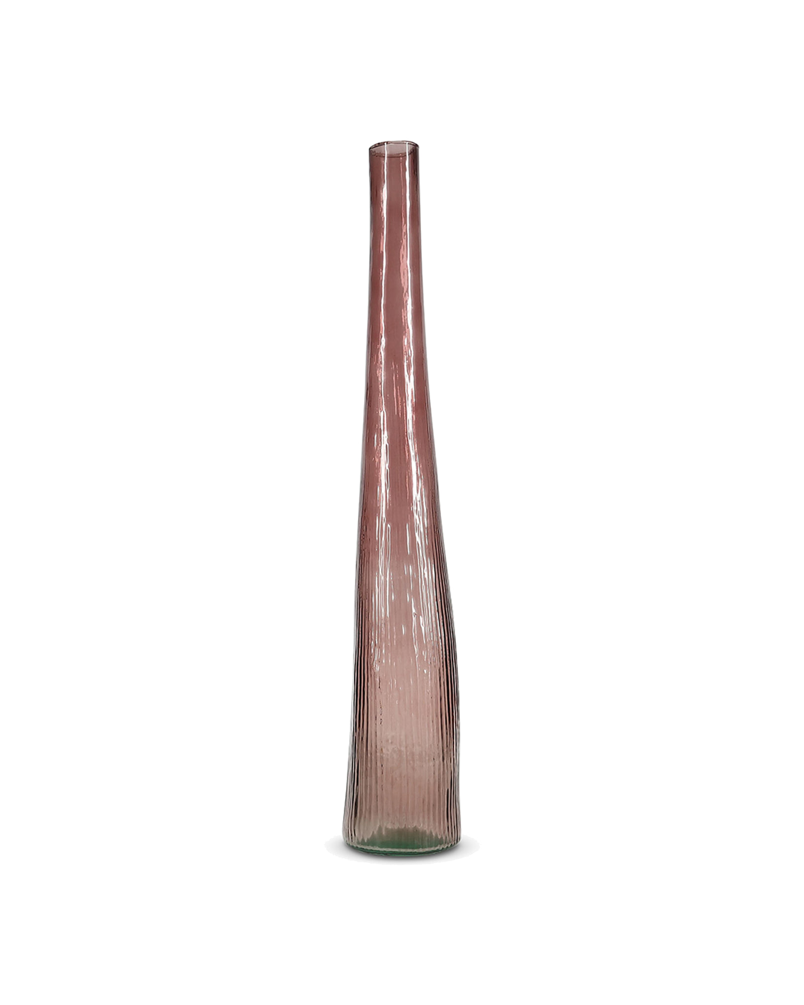 Twig Vase aus Glas, Burgunderrot, Ø 9 cm, H 55 cm, Ansicht 1