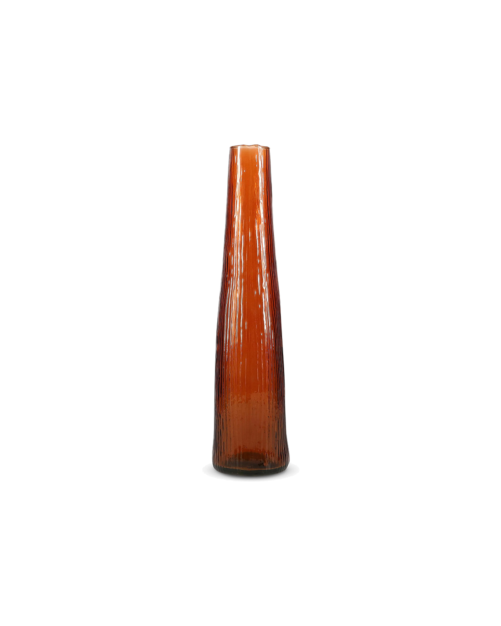 Twig Vase aus Glas, Orange, Ø 9 cm, H 40 cm, Ansicht 1