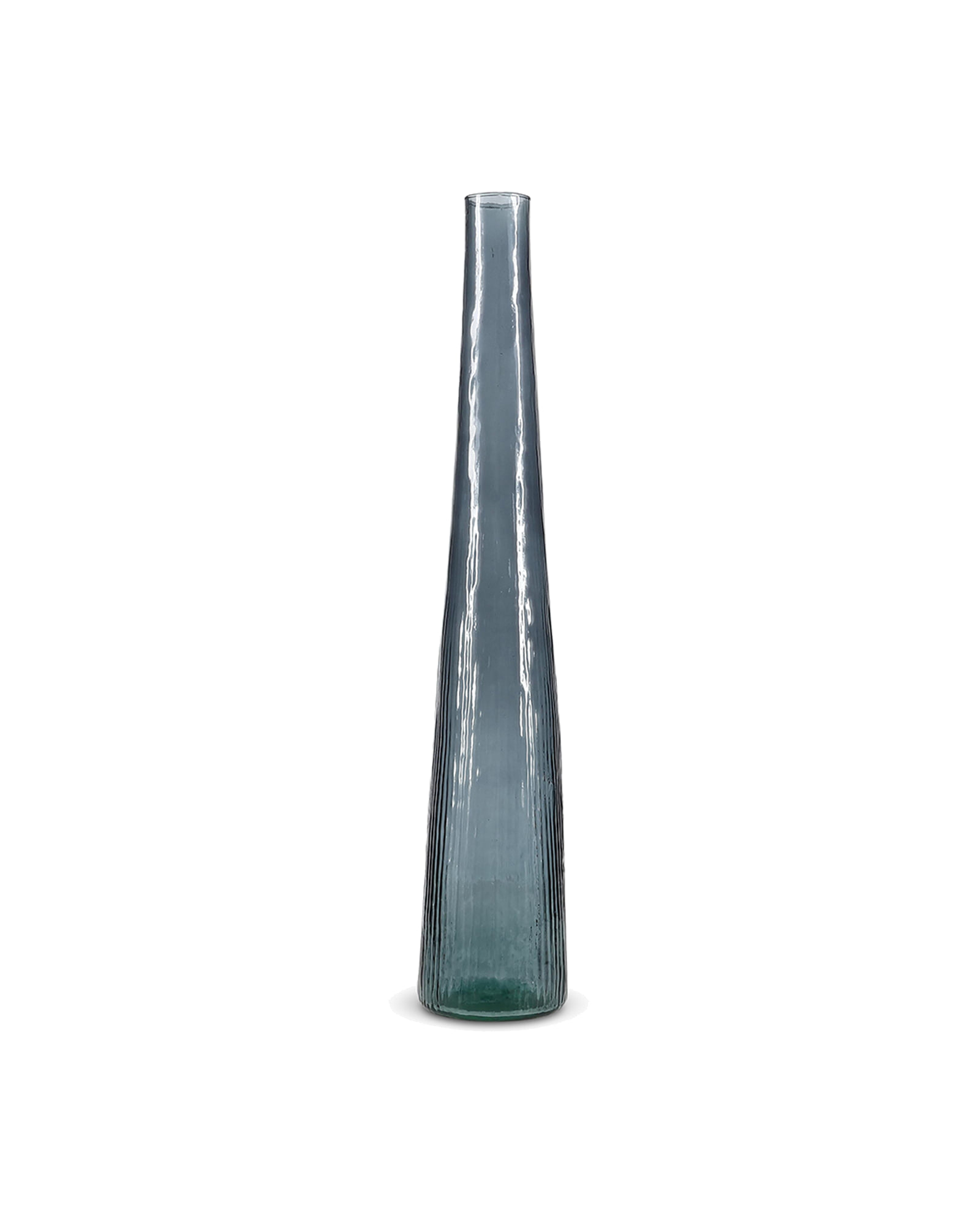 Twig Vase aus Glas, Blau, Ø 9 cm, H 50 cm, Ansicht 1