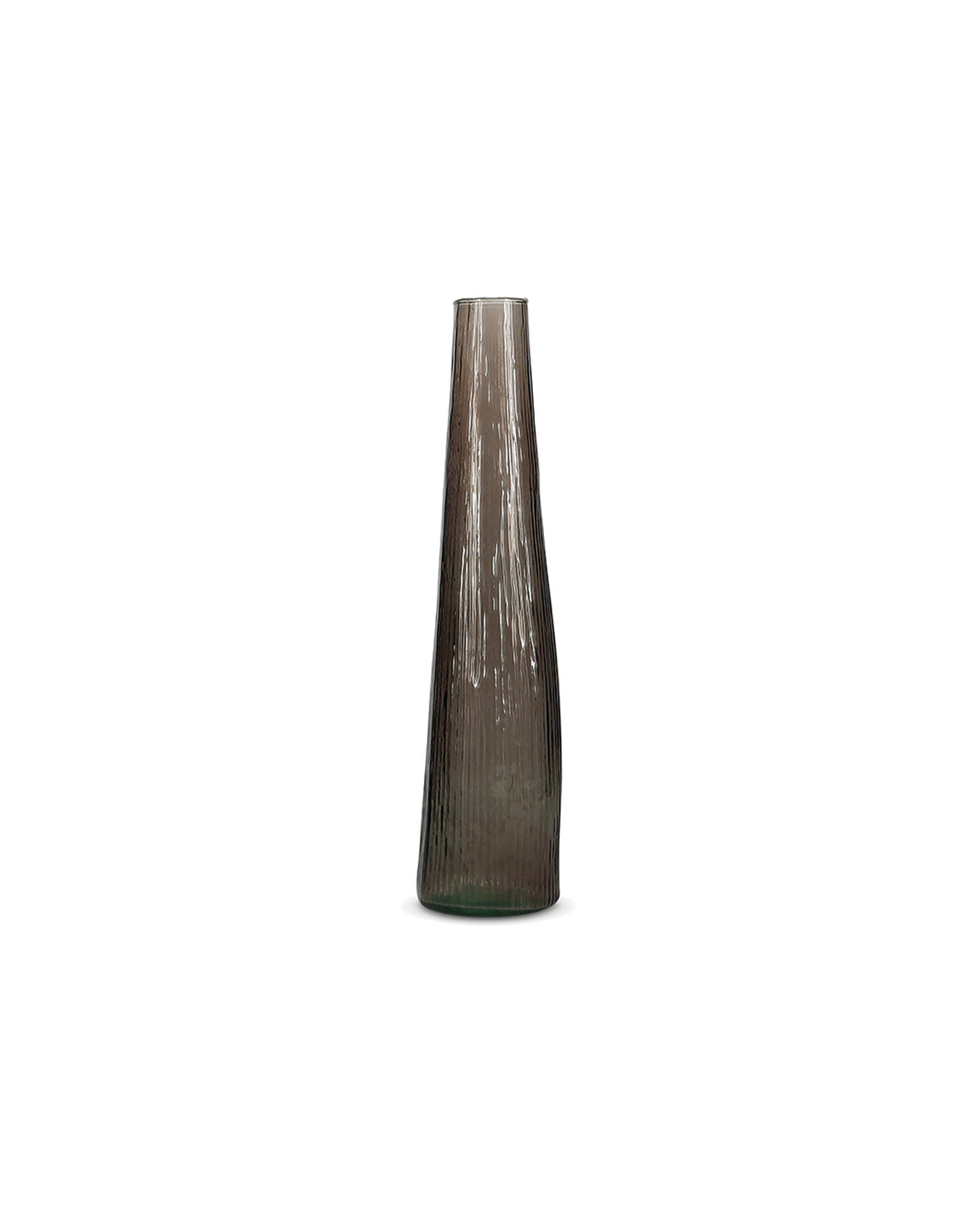 Twig Vase aus Glas, Braun, Ø 9 cm, H 40 cm, Ansicht 1