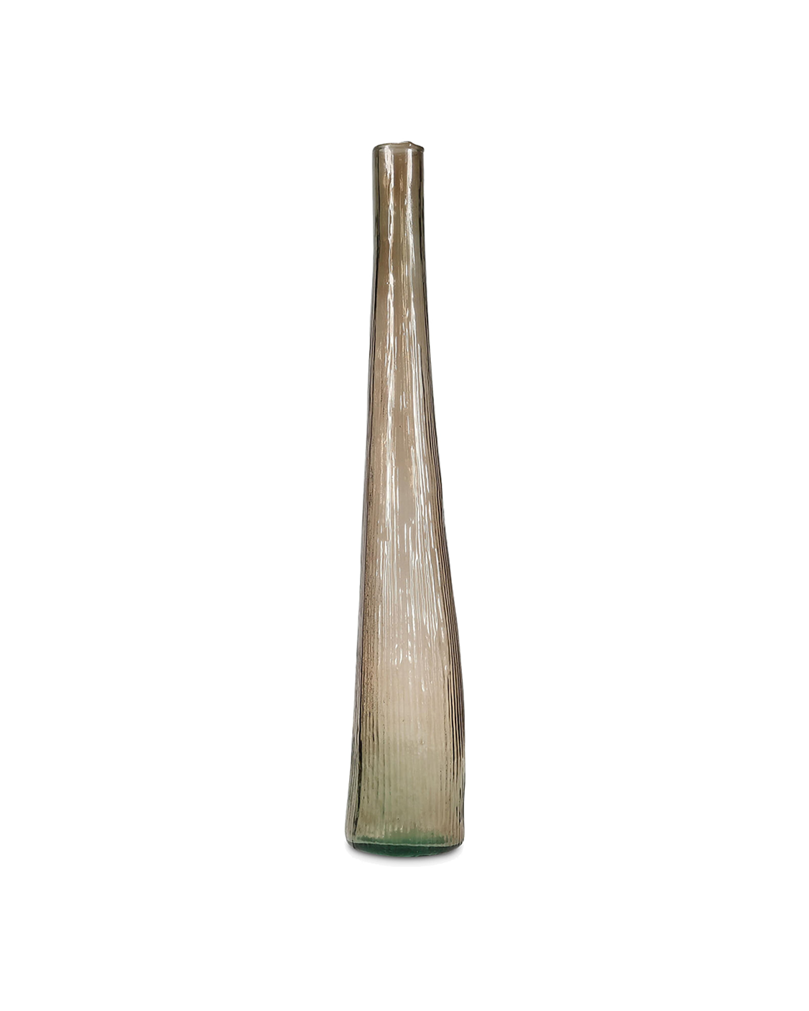 Twig Vase aus Glas, Braun, Ø 9 cm, H 55 cm, Ansicht 1